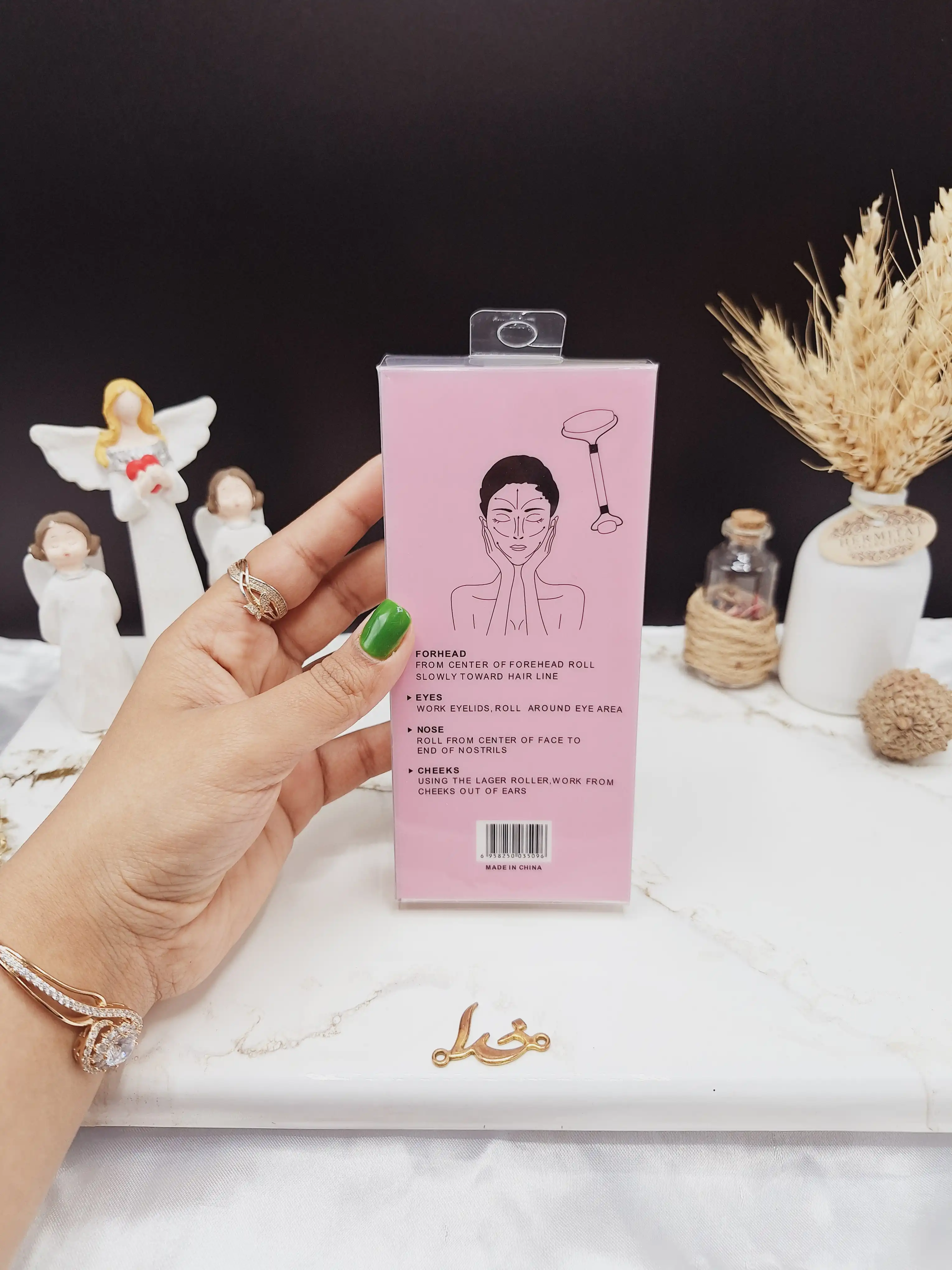 خرید عمده ماساژور صورت جیدرولر jade Roller