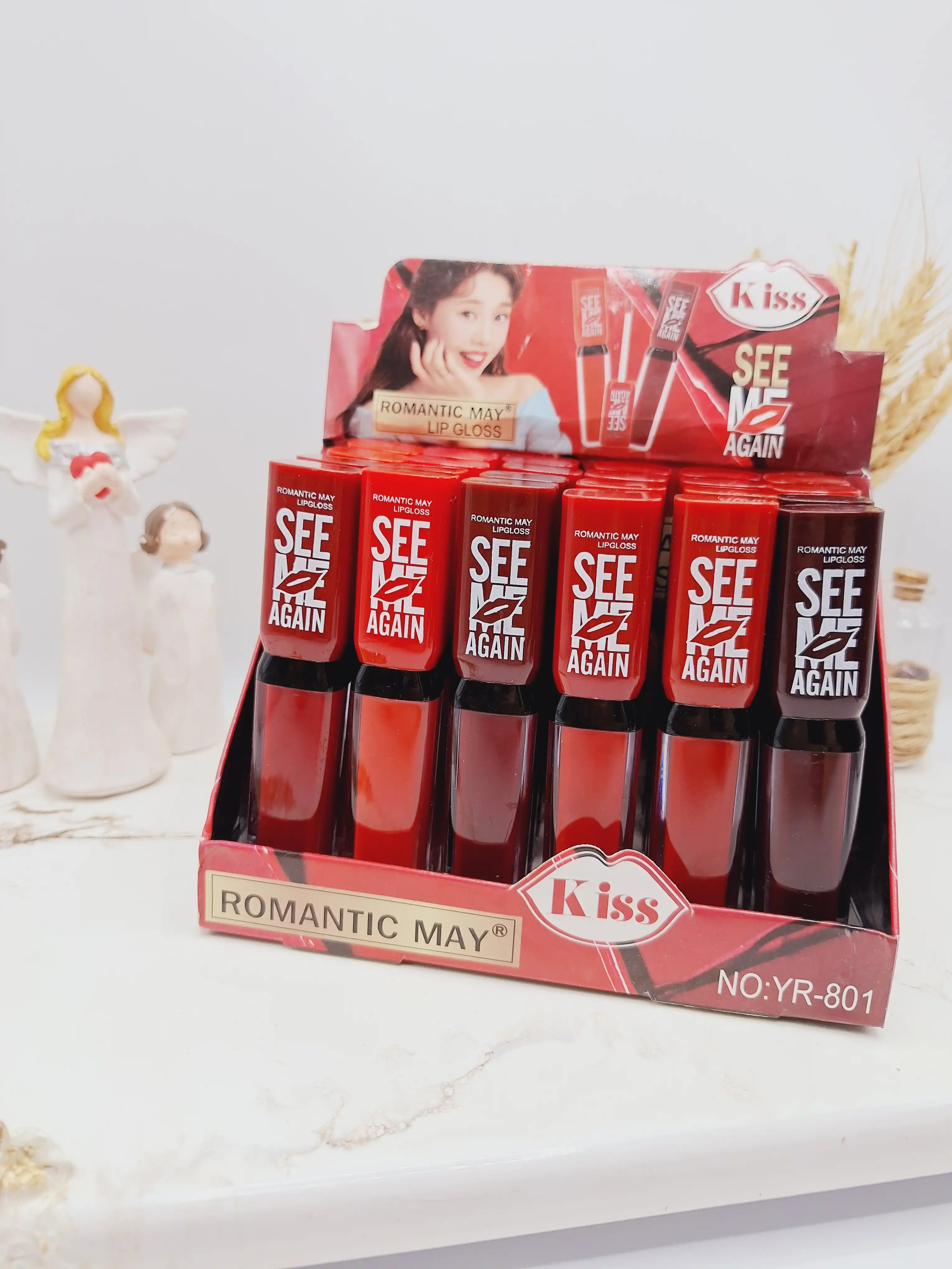 پک 6 تایی رژ لب مایع رمانتیک ROMANIC SEE ME کد 801