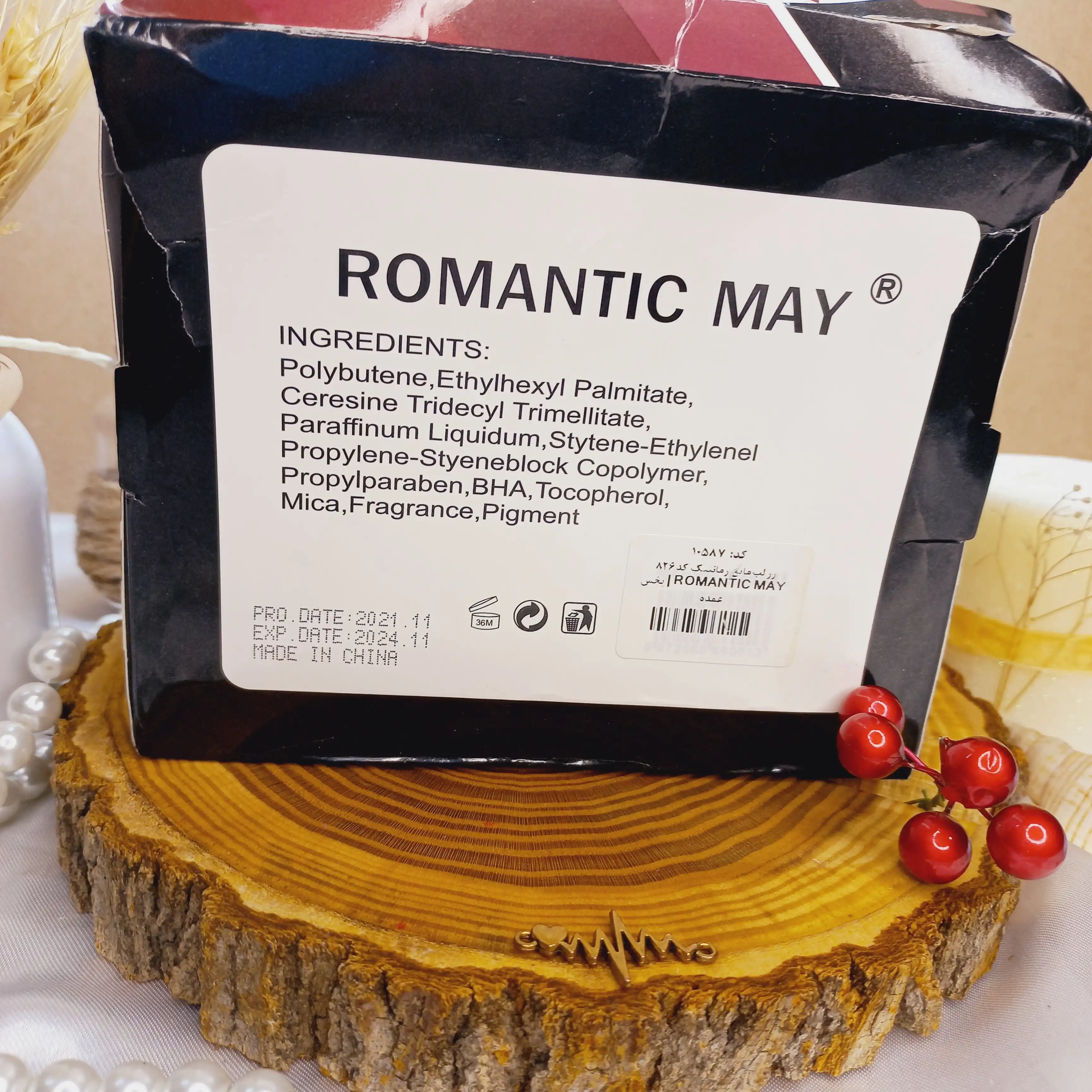 پک 6 تایی رژ لب مایع رمانتیک کد826 ROMANTIC MAY