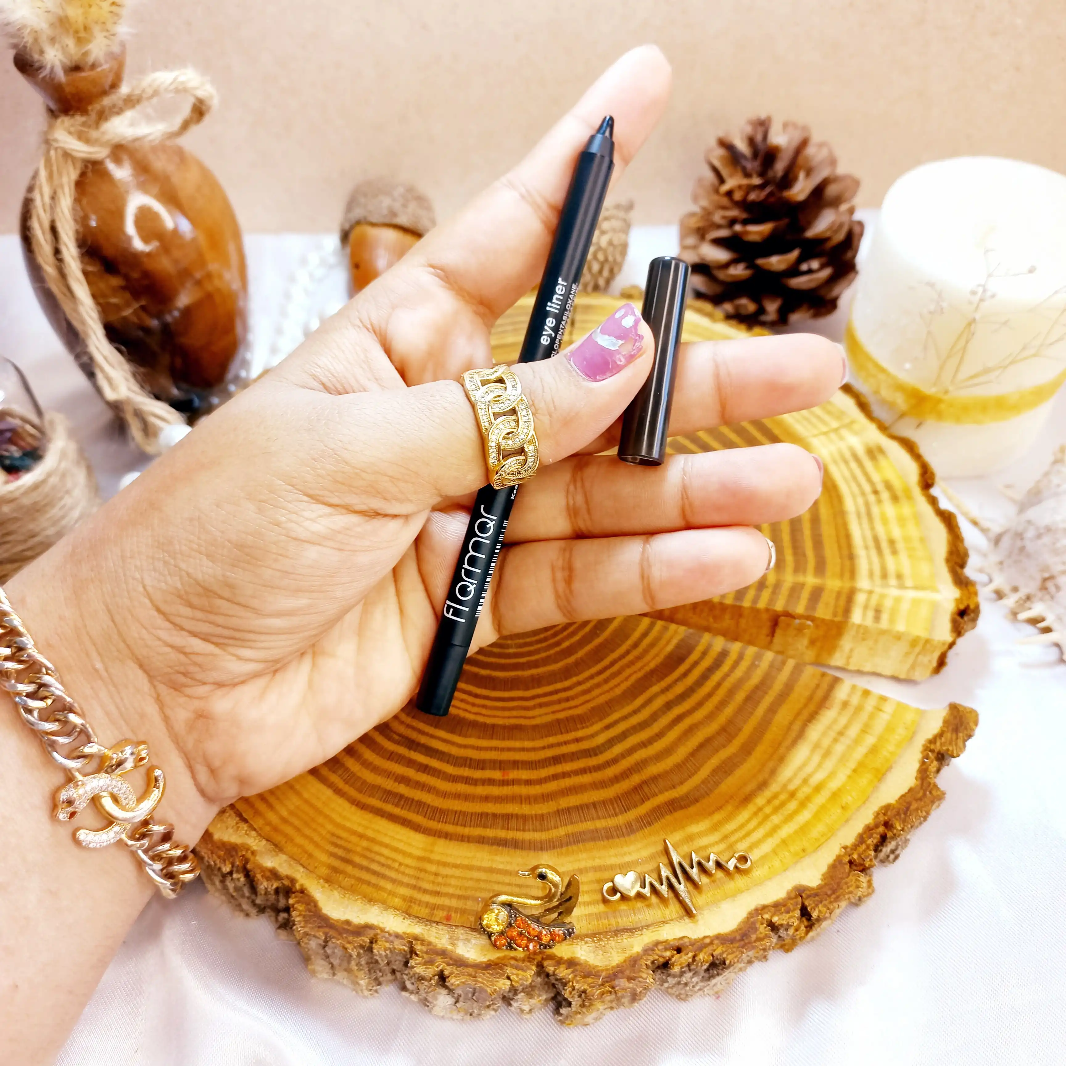 خط چشم فلورمار رنگ مشکی flormar