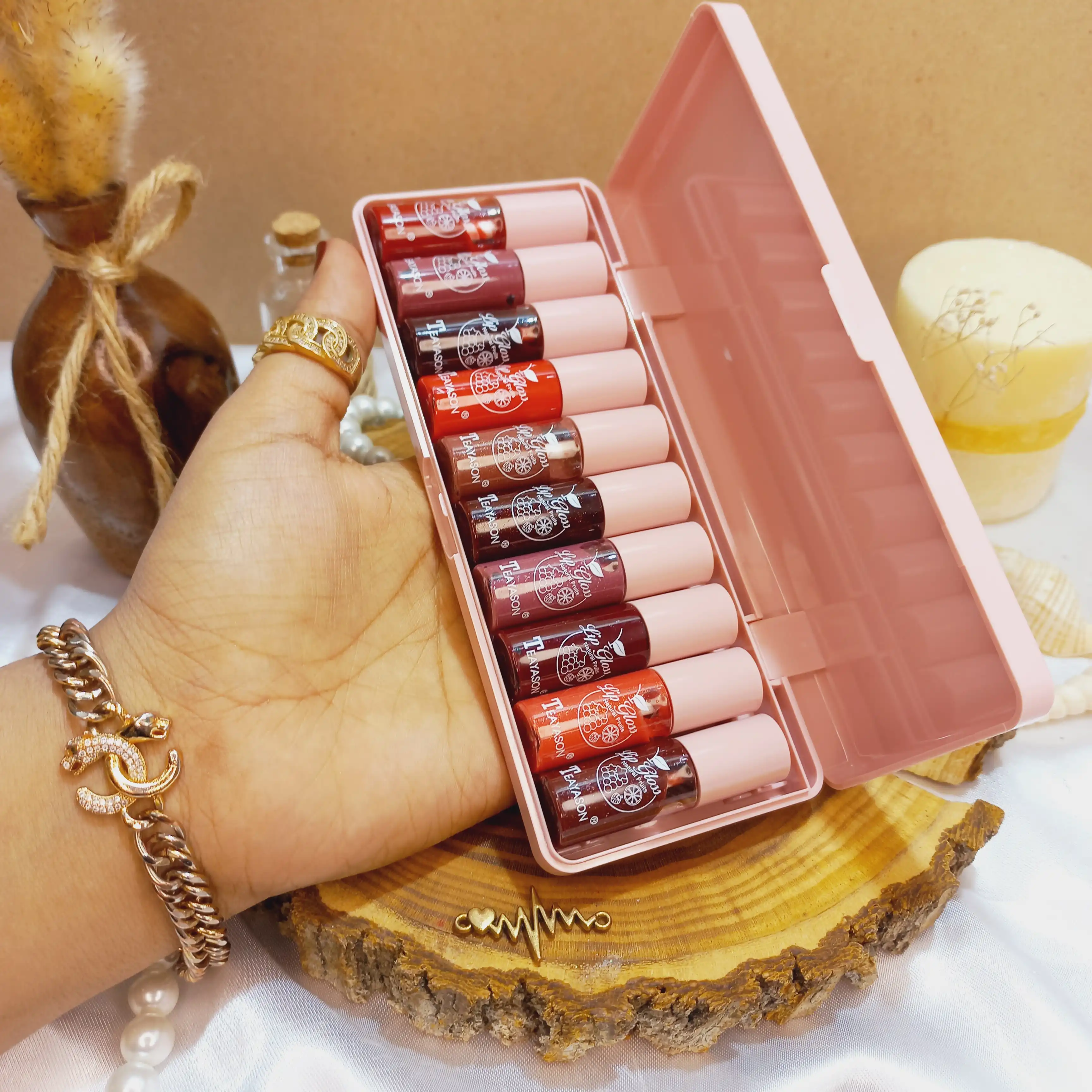 پک 10 عددی تینت لب LIP Glass