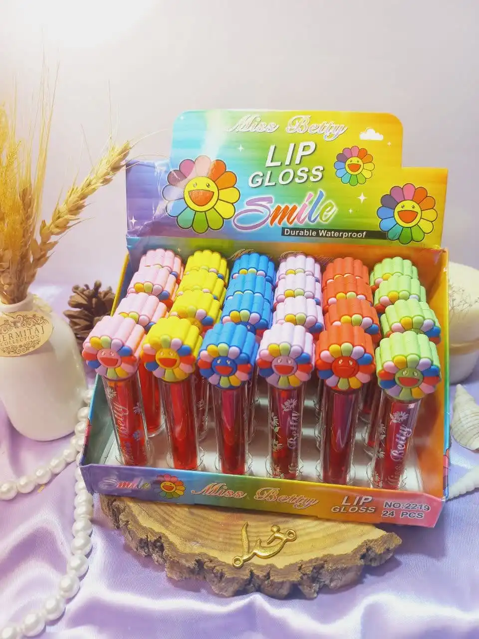 تینت لب طرح گل میس بیوتی MISS BETTY کد 2219