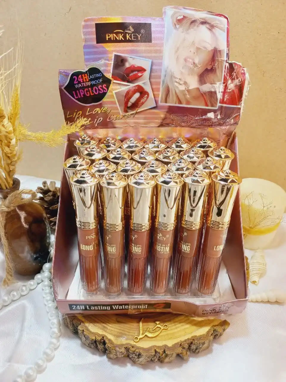 رژ لب مایع 24 ساعته ضدآب پینک کی PINK KEY کد PK2515