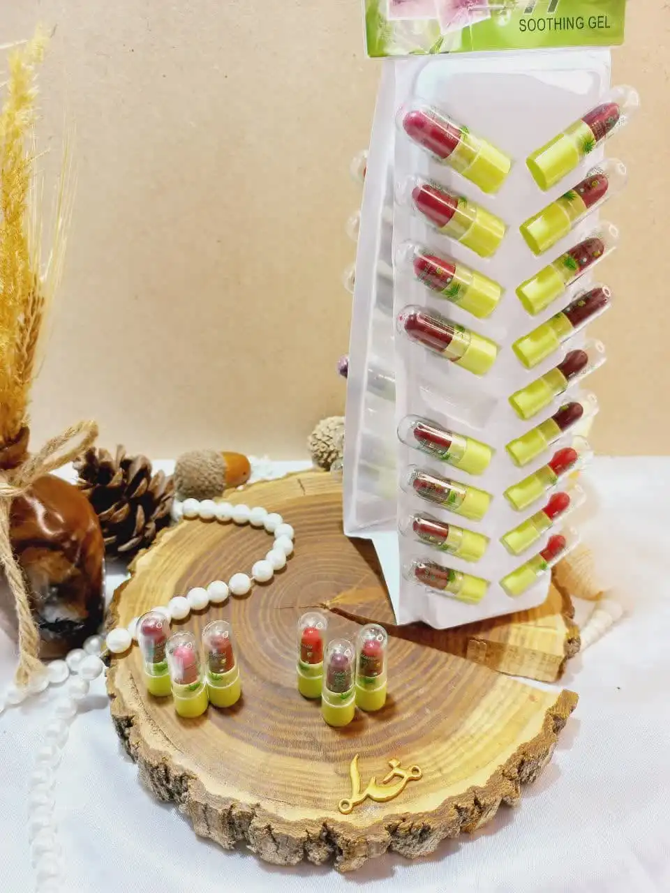 رژ لب فشنگی 36 عددی آلوئه ورا 99% LIDANXIU کد 3220 |