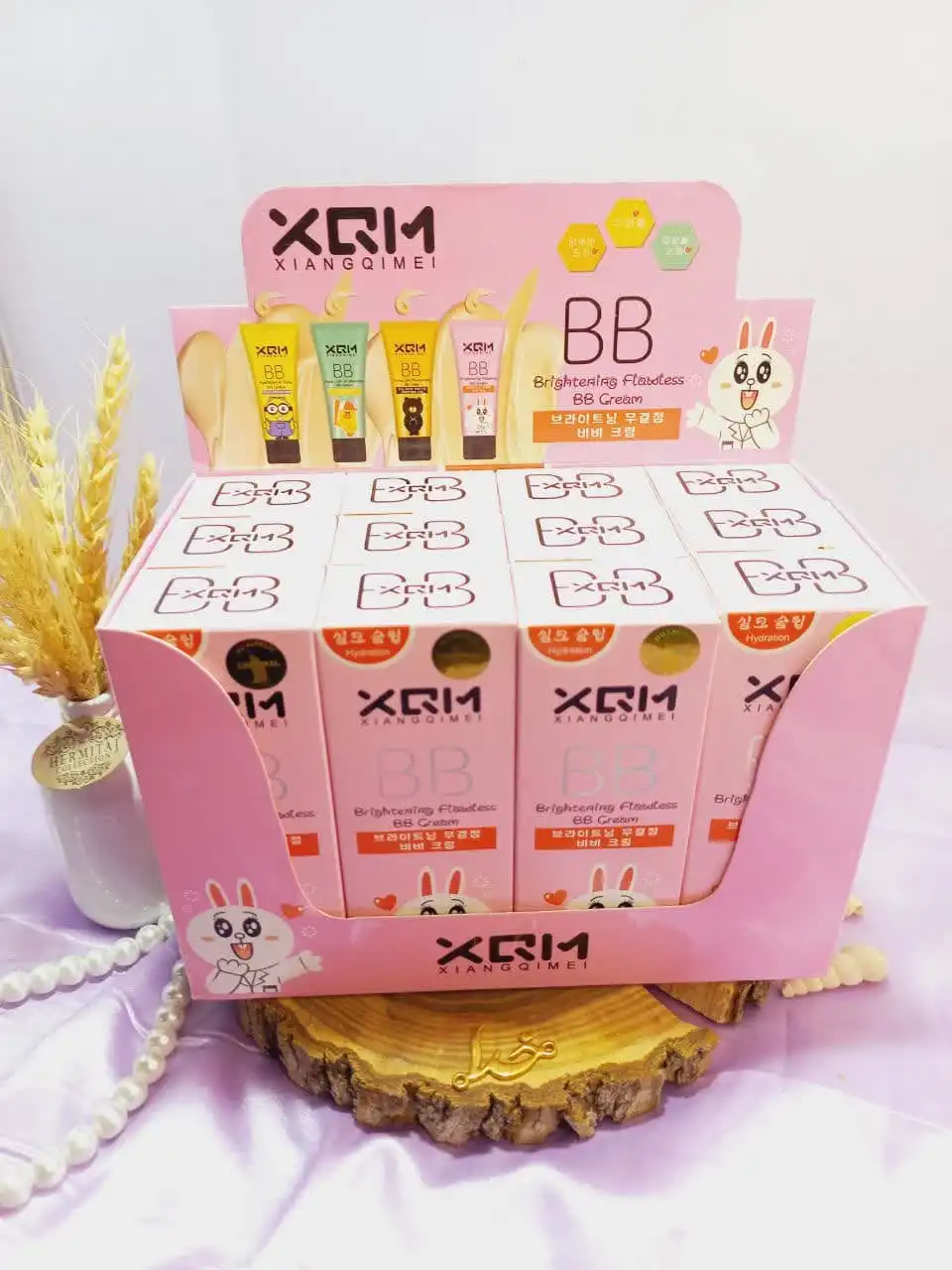 بی بی کرم ابریشمی طرح خرگوش میشا XQM کد x1977