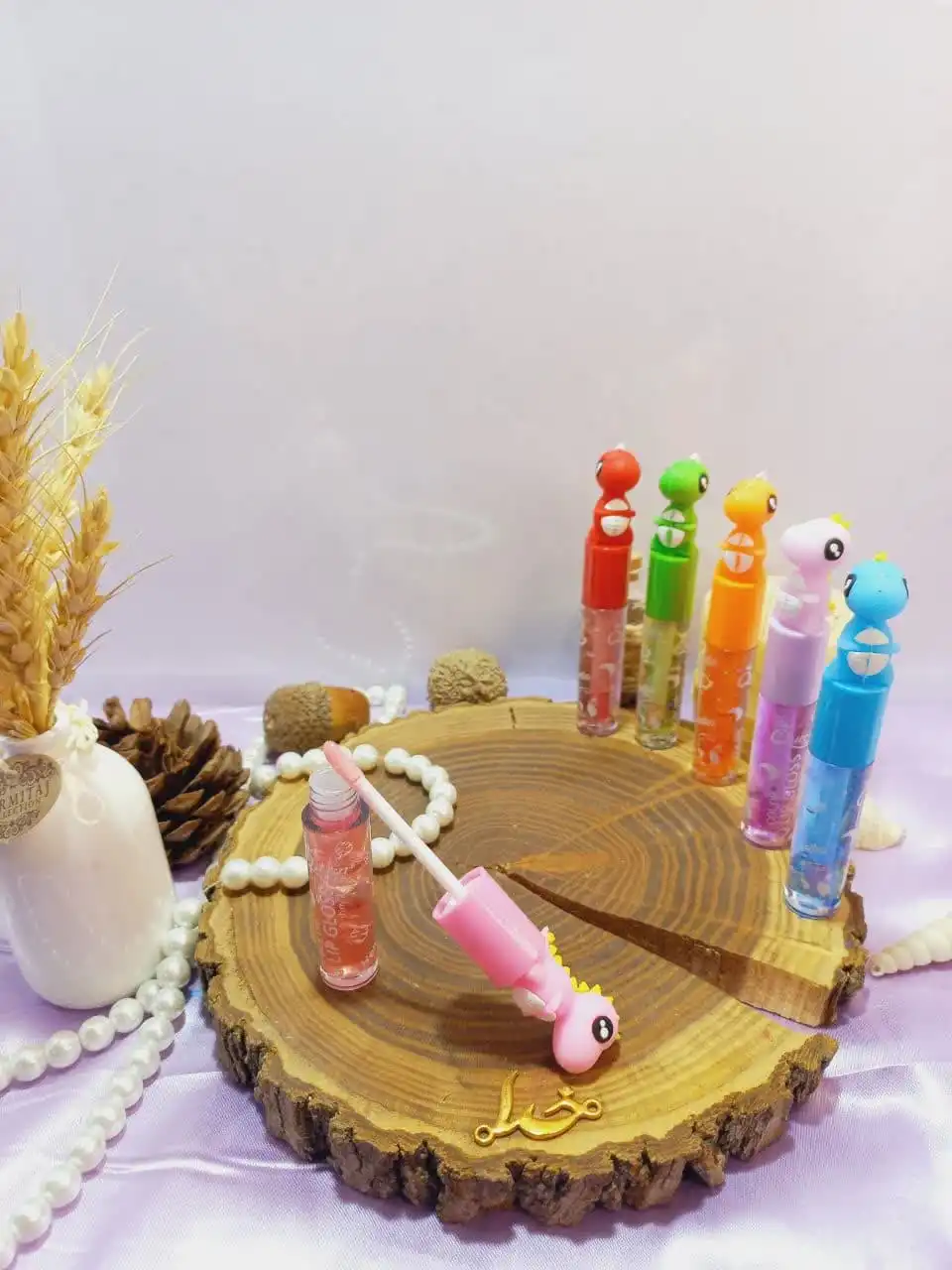 لیپ گلاس حرارتی طرح دایناسور برند مینی کویین Mini Queen کد MQ3045