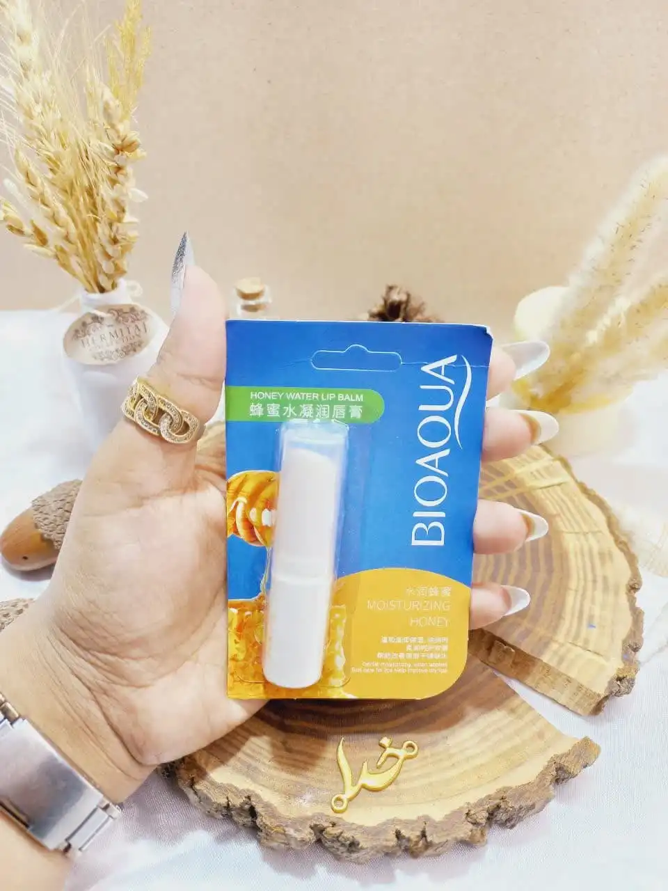 بالم لب حاوی عصاره عسل بیوآکوا BIOAOUA کد BQY22071
