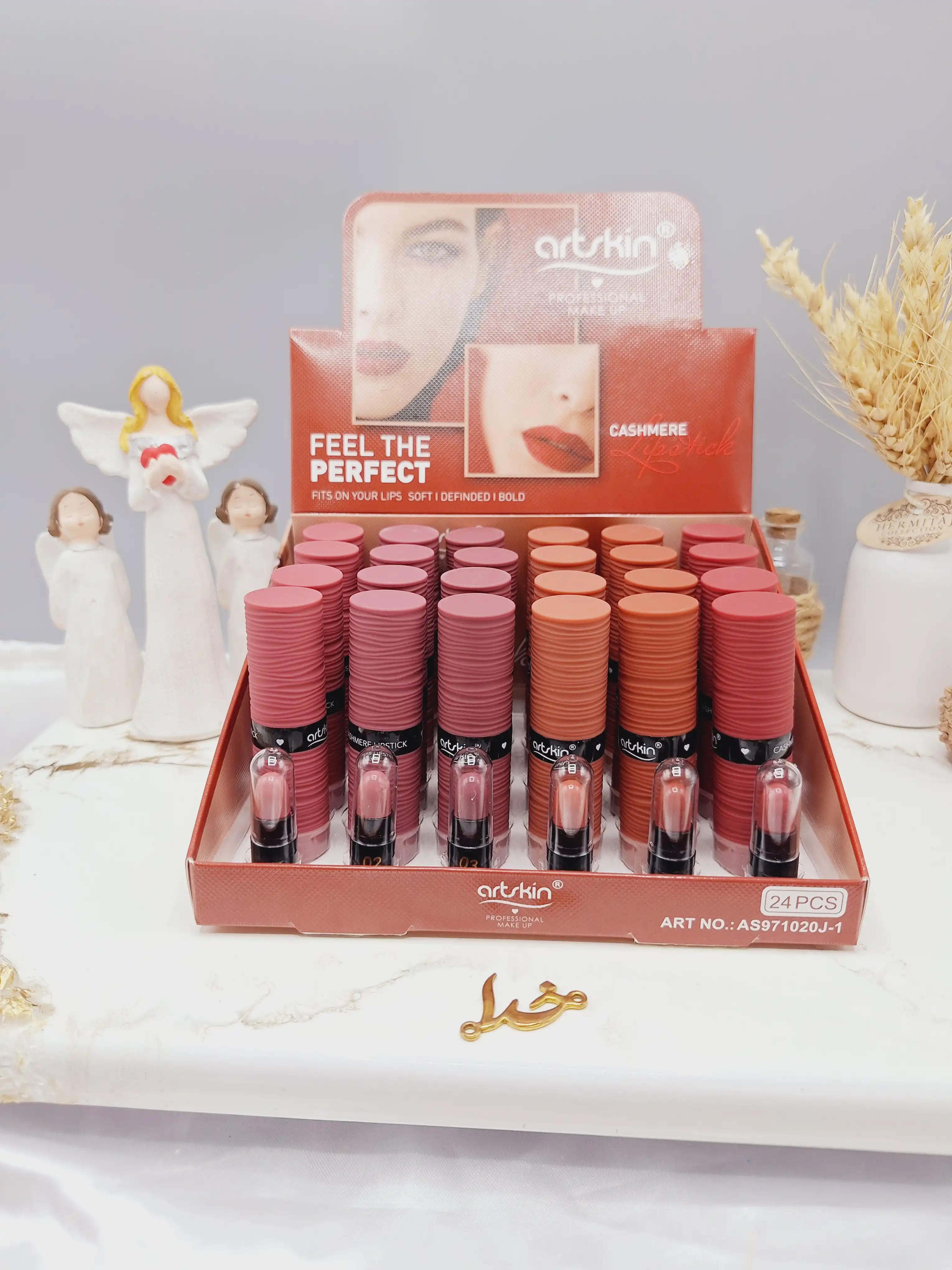 پک 6 تایی رژ جامد پرطرفدار آرت اسکین Art Skin کد AS971020J