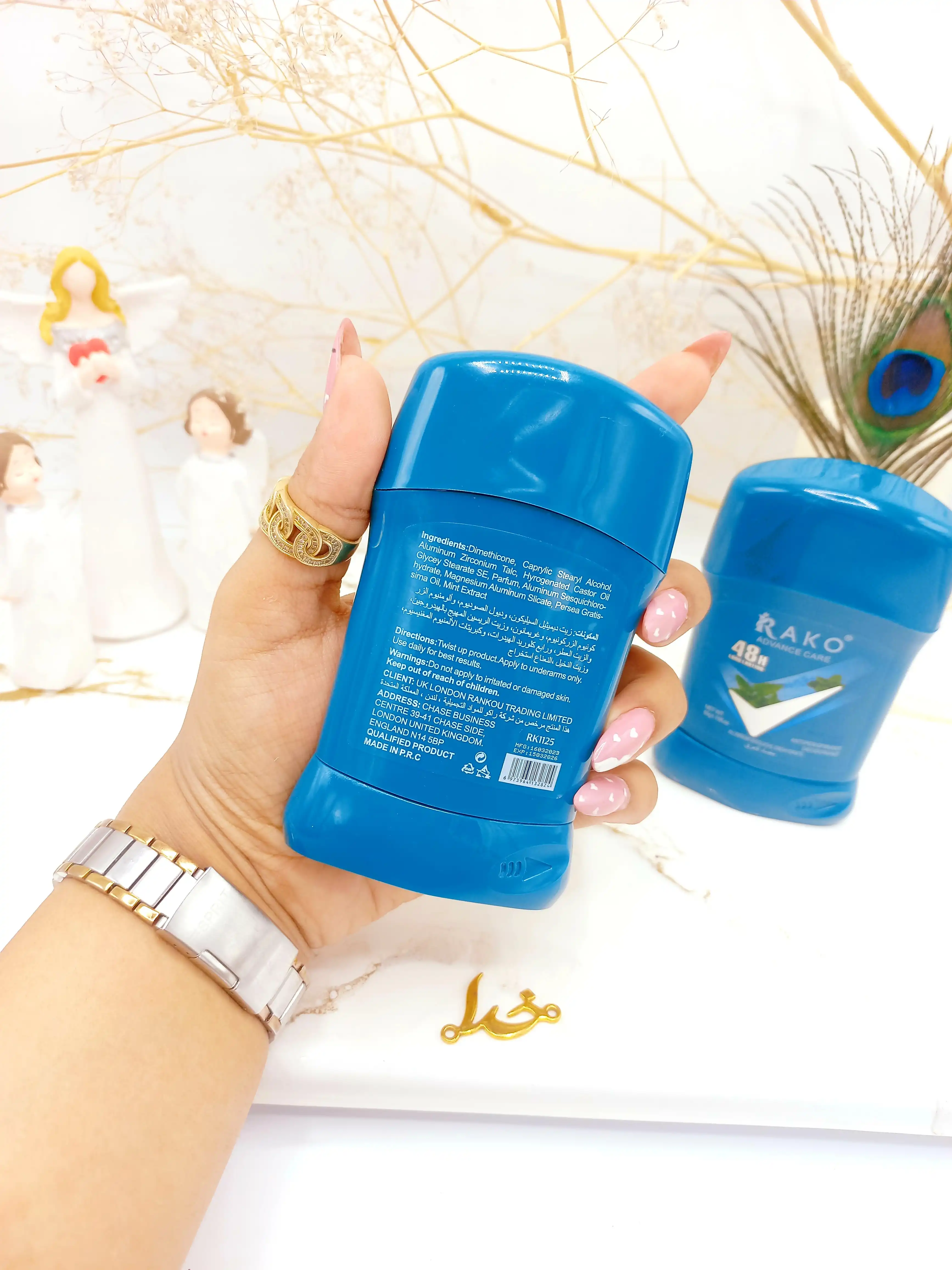 مام رولی زیر بغل رایحه یخی نعنا 48 ساعته ضدتعریق راکو RAKO اصلی کد RK1125