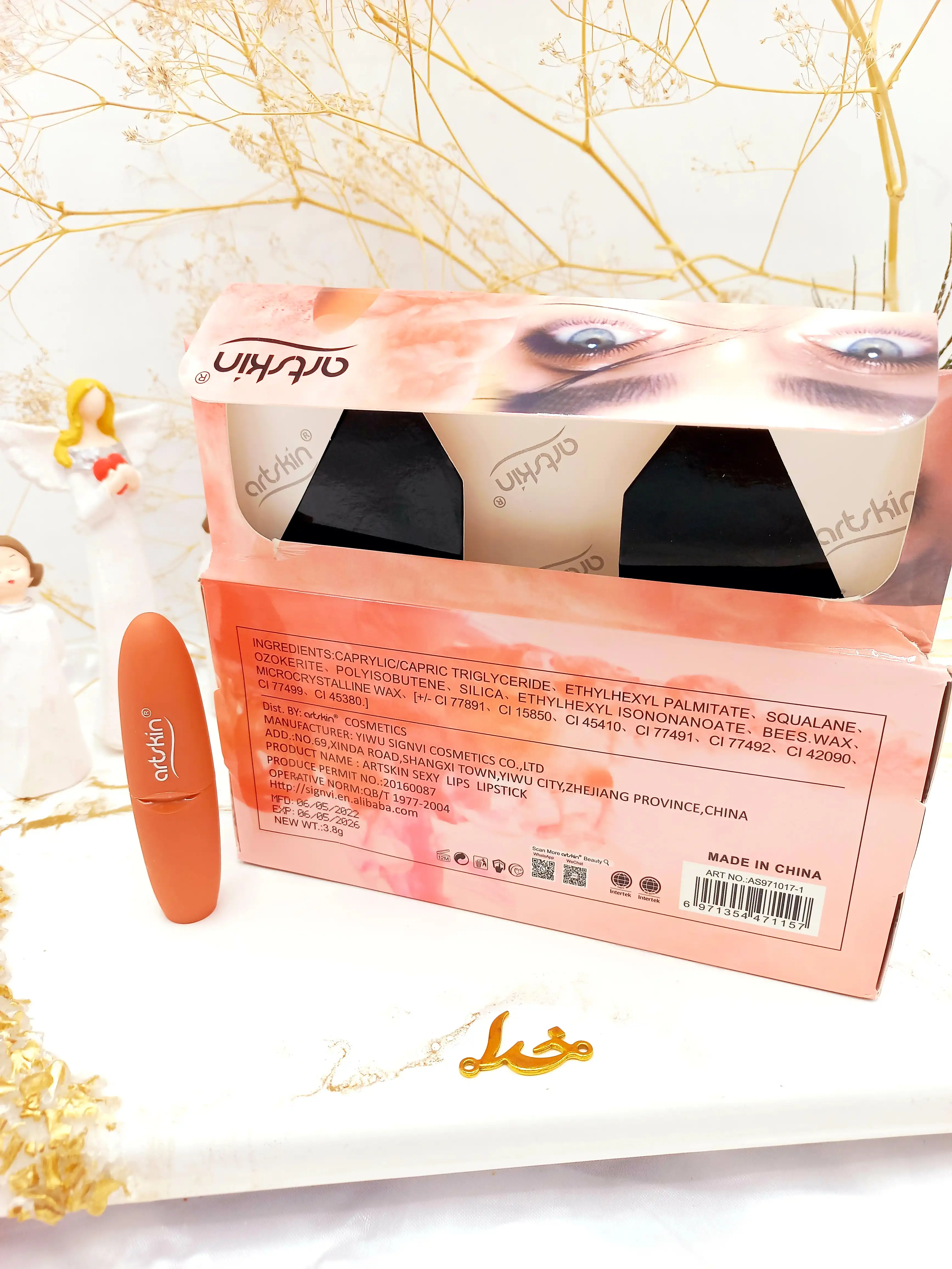 پک 6 تایی رژ جامد آرت اسکین Art Skin کد AS9710171