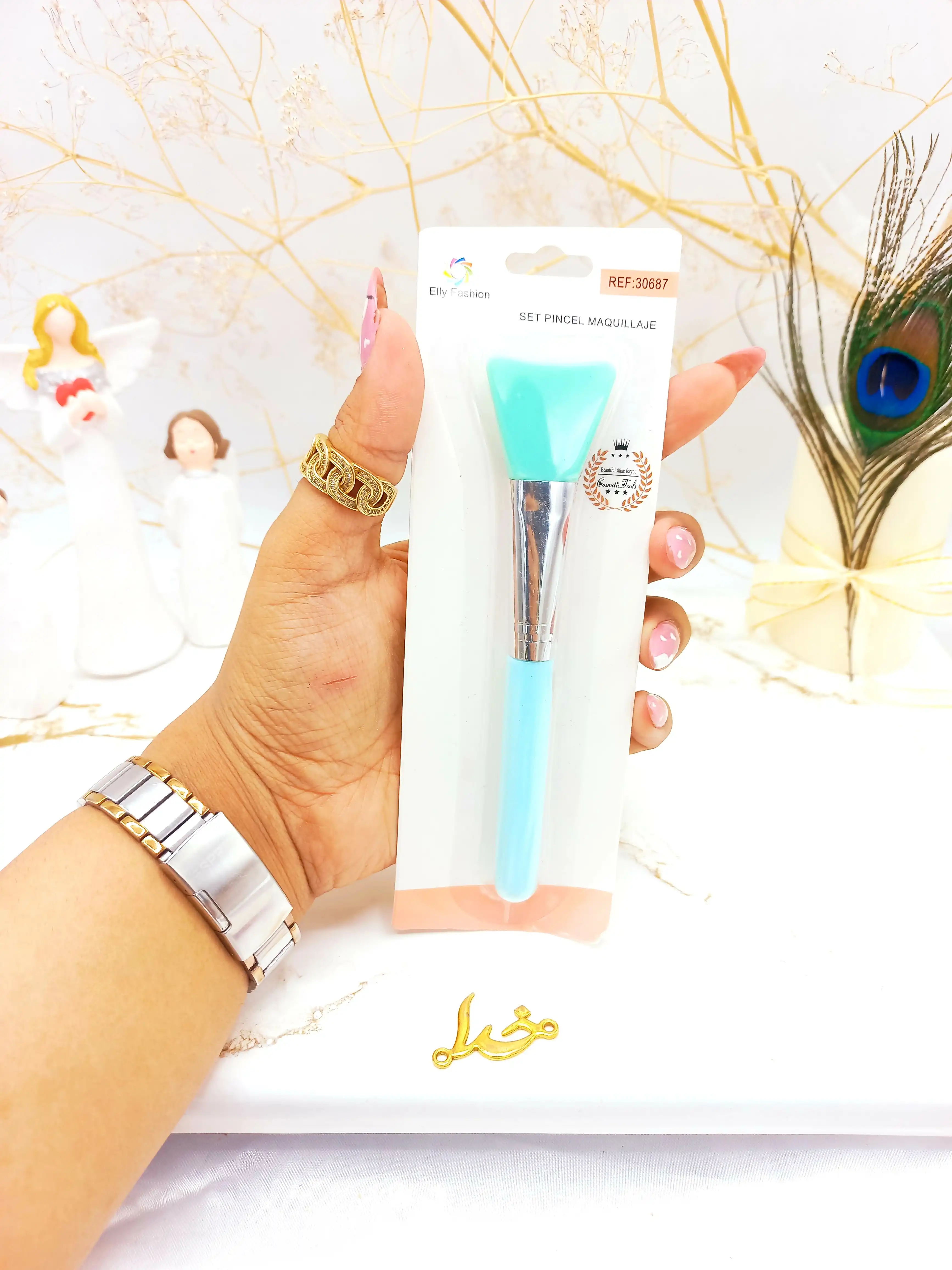 براش ماسک سیلیکونی  SET PINCEL MAQUILLAJE طرح جدید