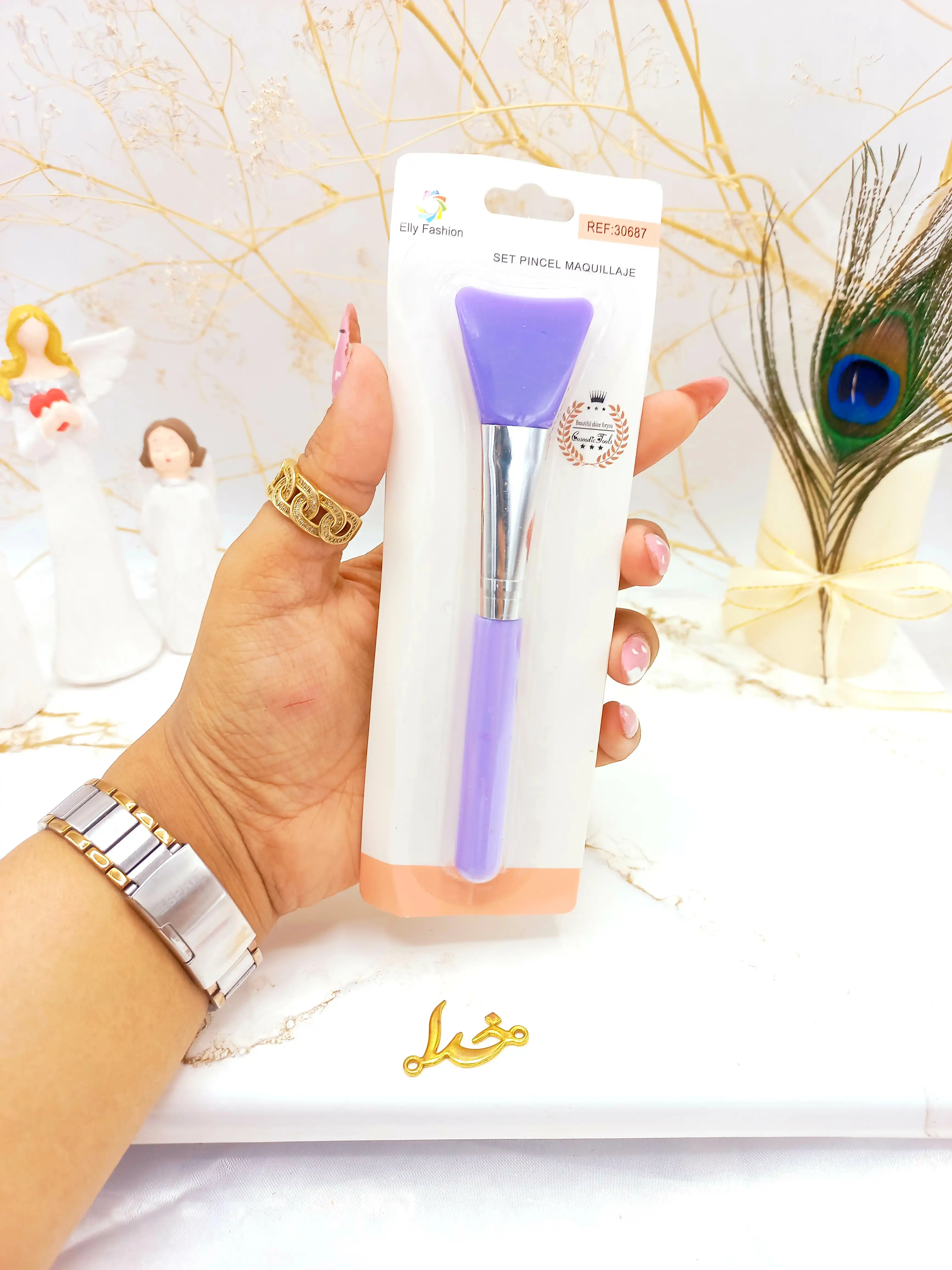 براش ماسک سیلیکونی  SET PINCEL MAQUILLAJE طرح جدید