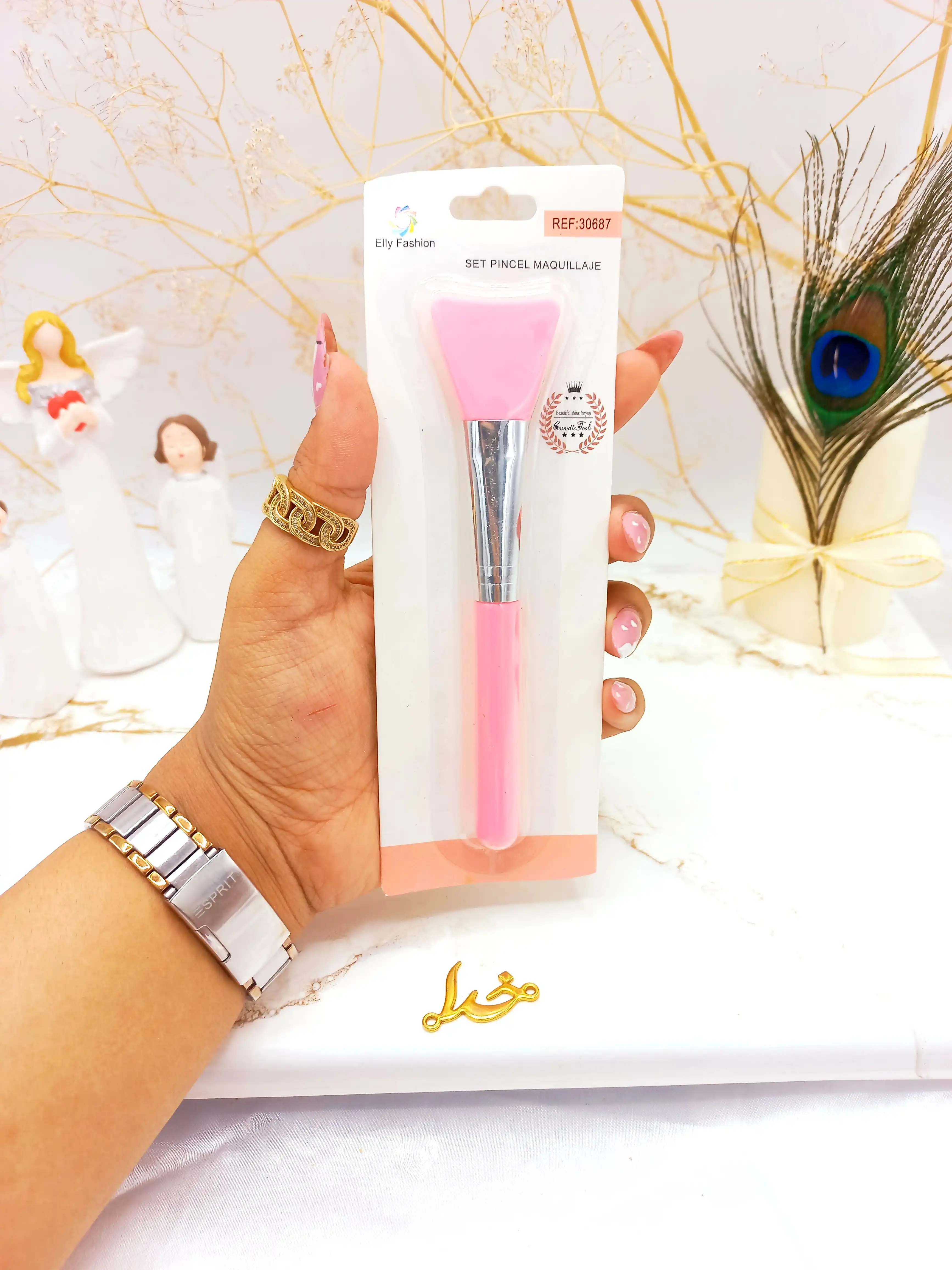 براش ماسک سیلیکونی  SET PINCEL MAQUILLAJE طرح جدید