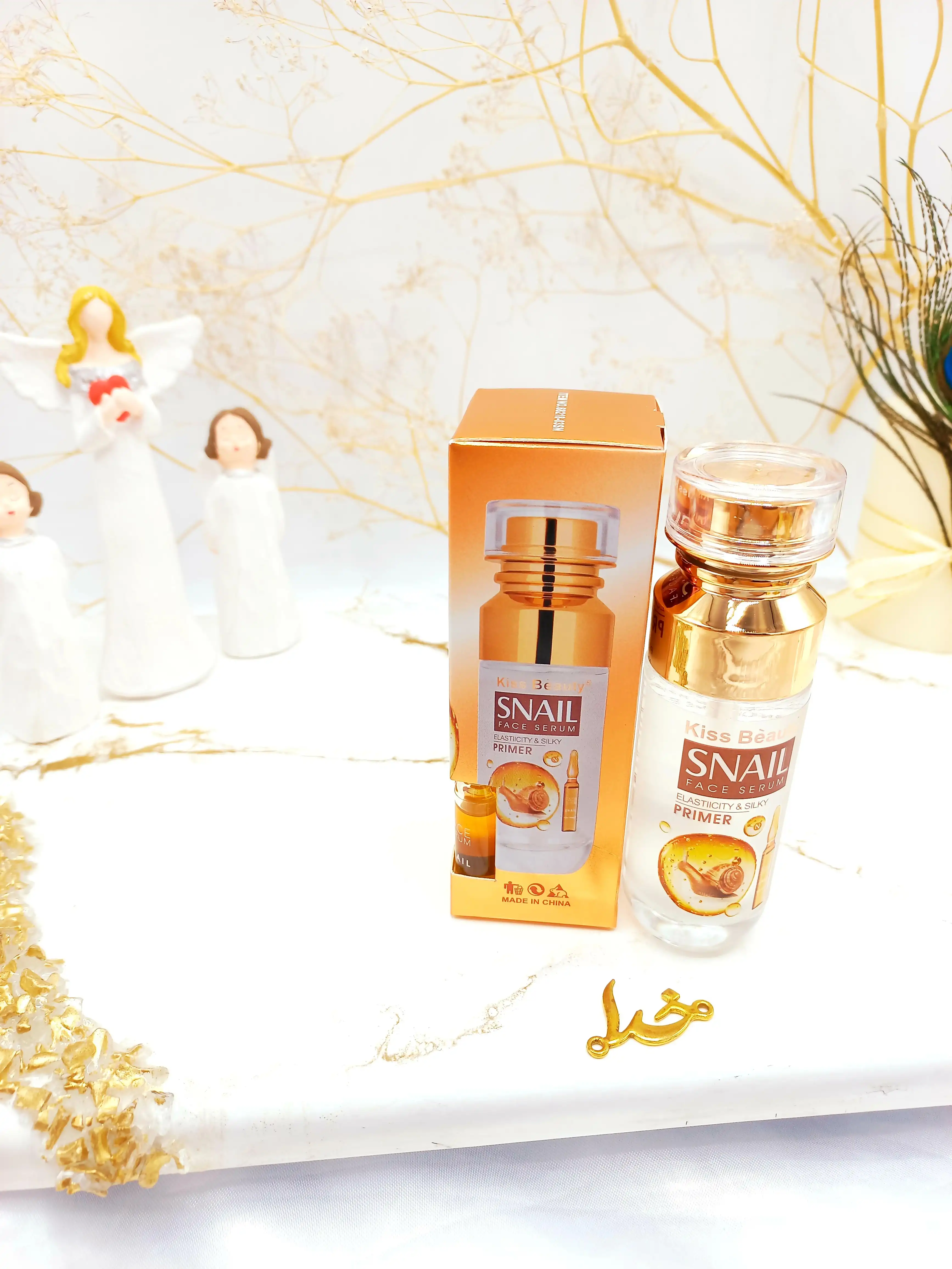 سرم صورت و پرایمر حلزون کیس بیوتی Kiss Beauty کد 68218072021