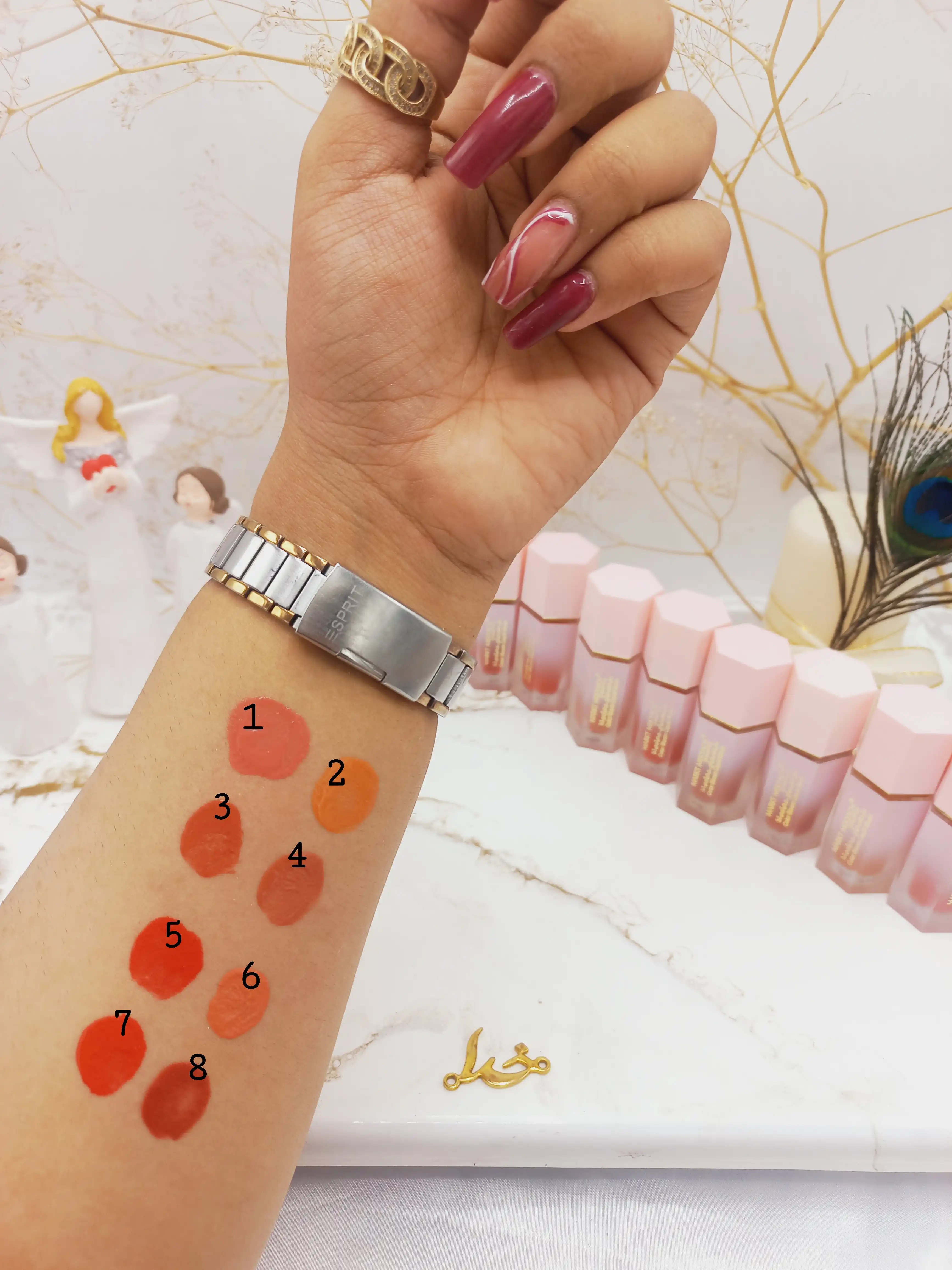 رژگونه مایع پد دار مارکت مکیاچ کد W100