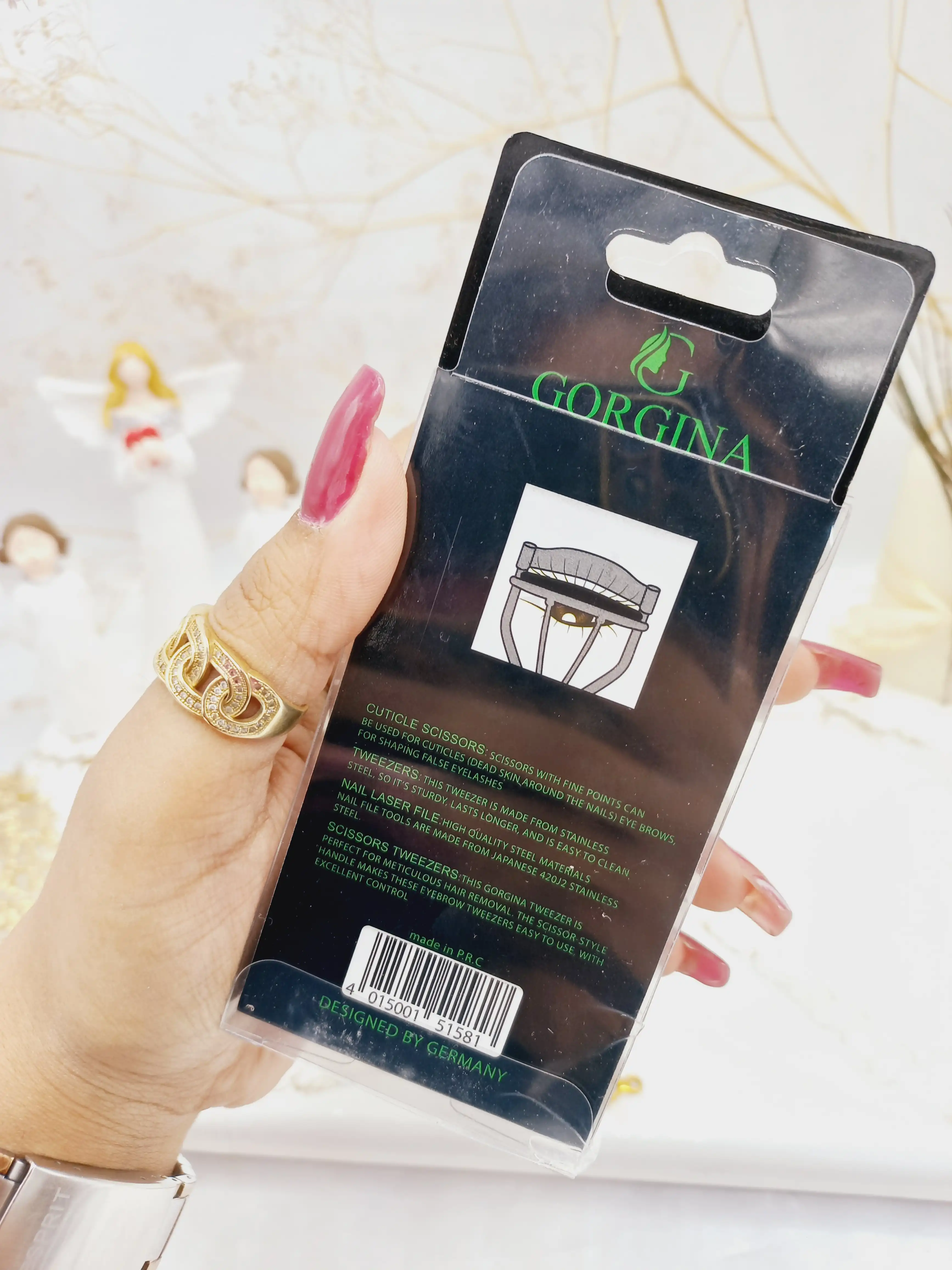 فرمژه طلق دار مشکی GORGINA کد 51581