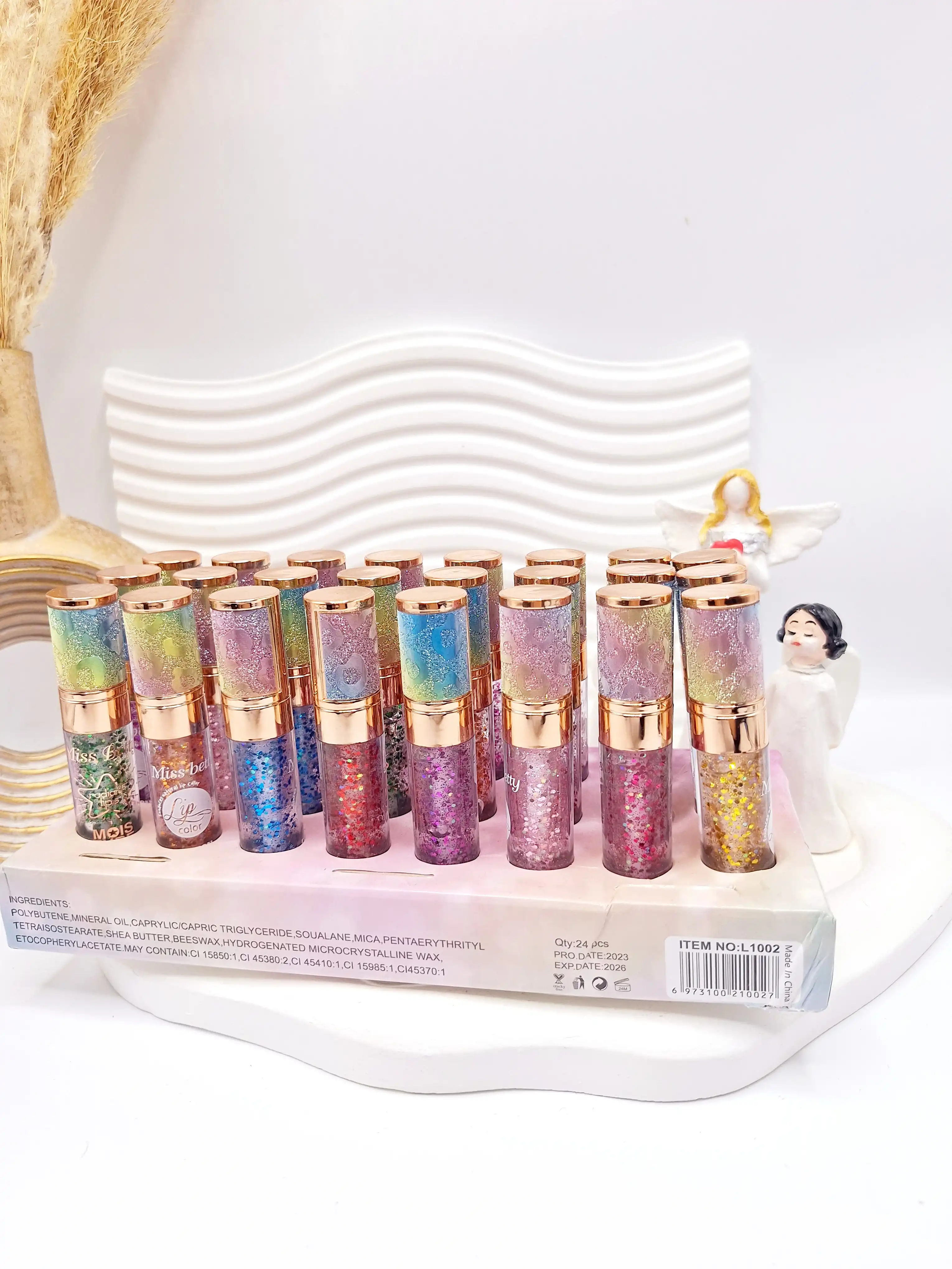 لیپ گلاس گلیتری میس بیوتی Miss Betty کد L1002