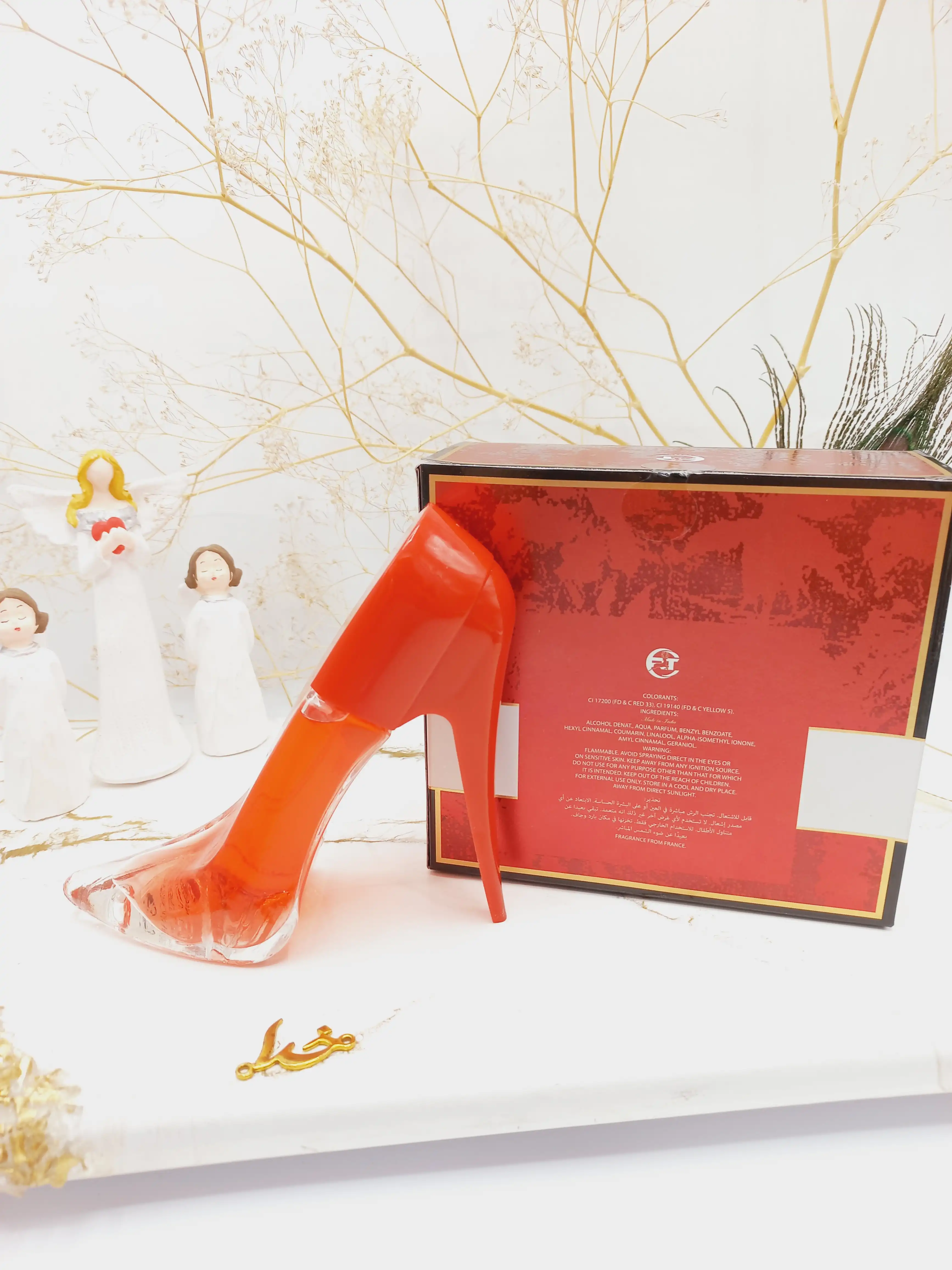 ادکلن زنانه خوشبو کفش قرمز GIAMOUR HEELS  90ml کد 30002