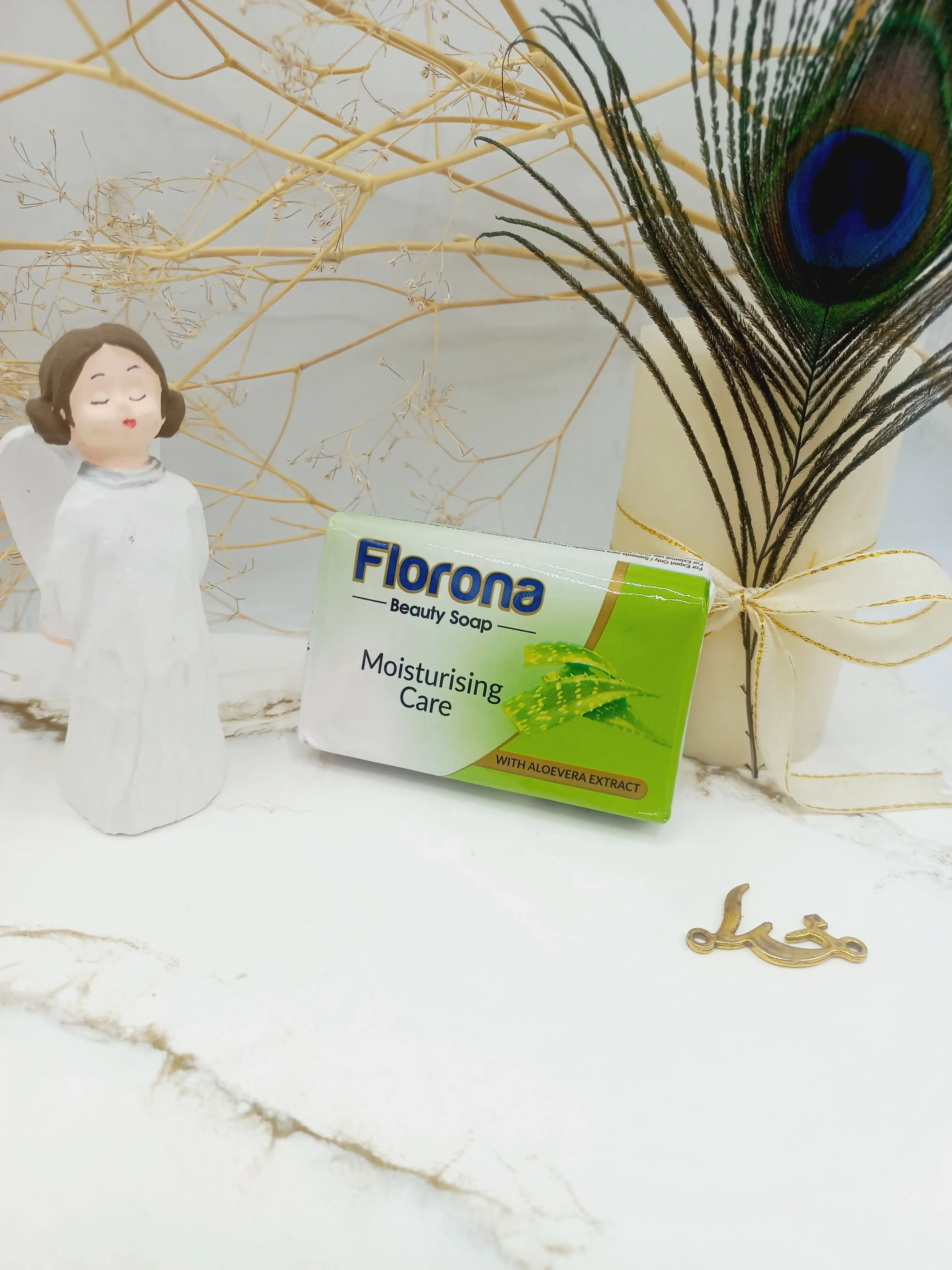 صابون 100 درصد گیاهی حاوی آلوئه ورا برند فلورونا FLORONA