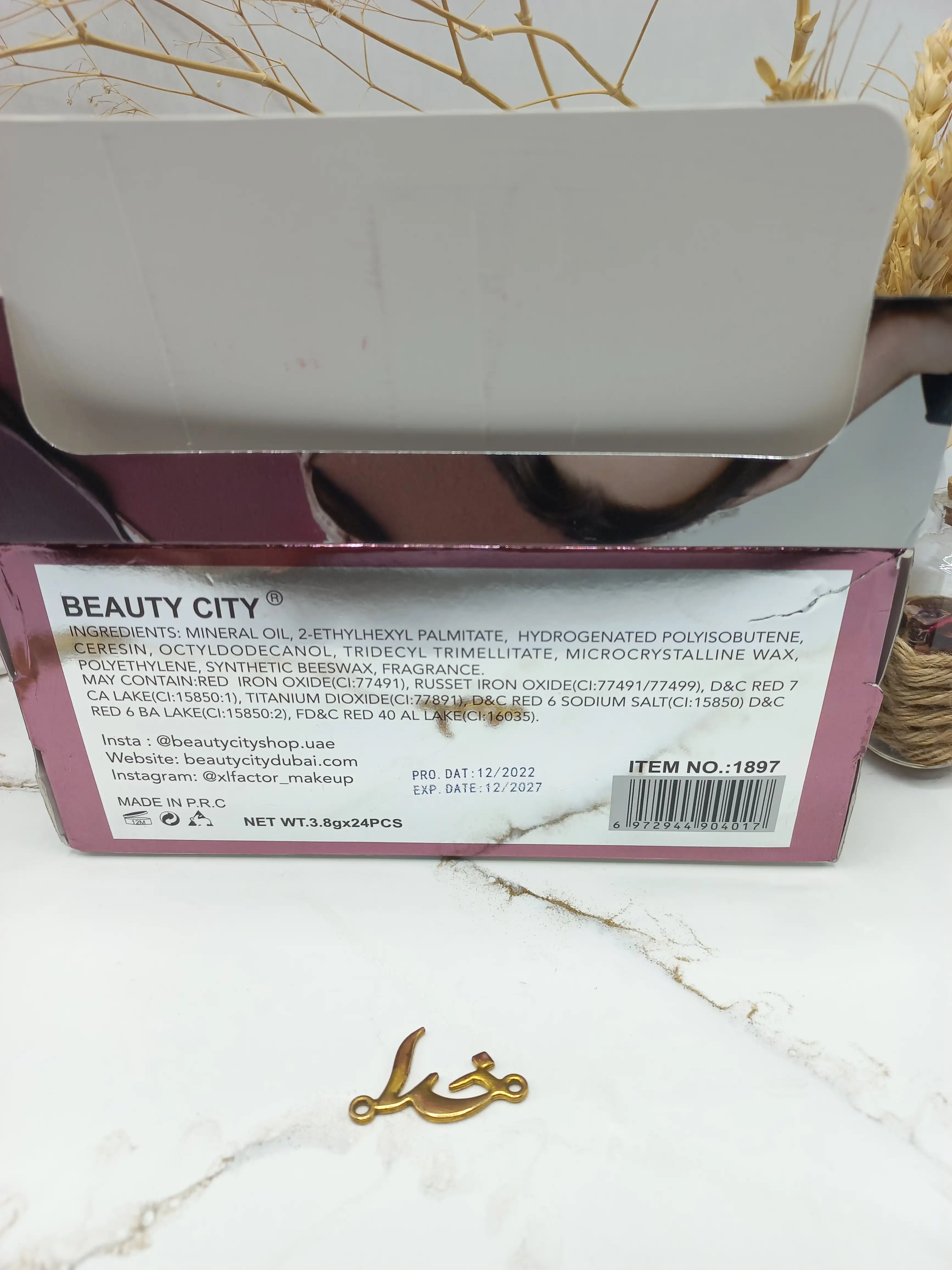 پک 6 تایی رژ لب جامد مات بیوتی سیتی BEAUTY CITY کد 1897