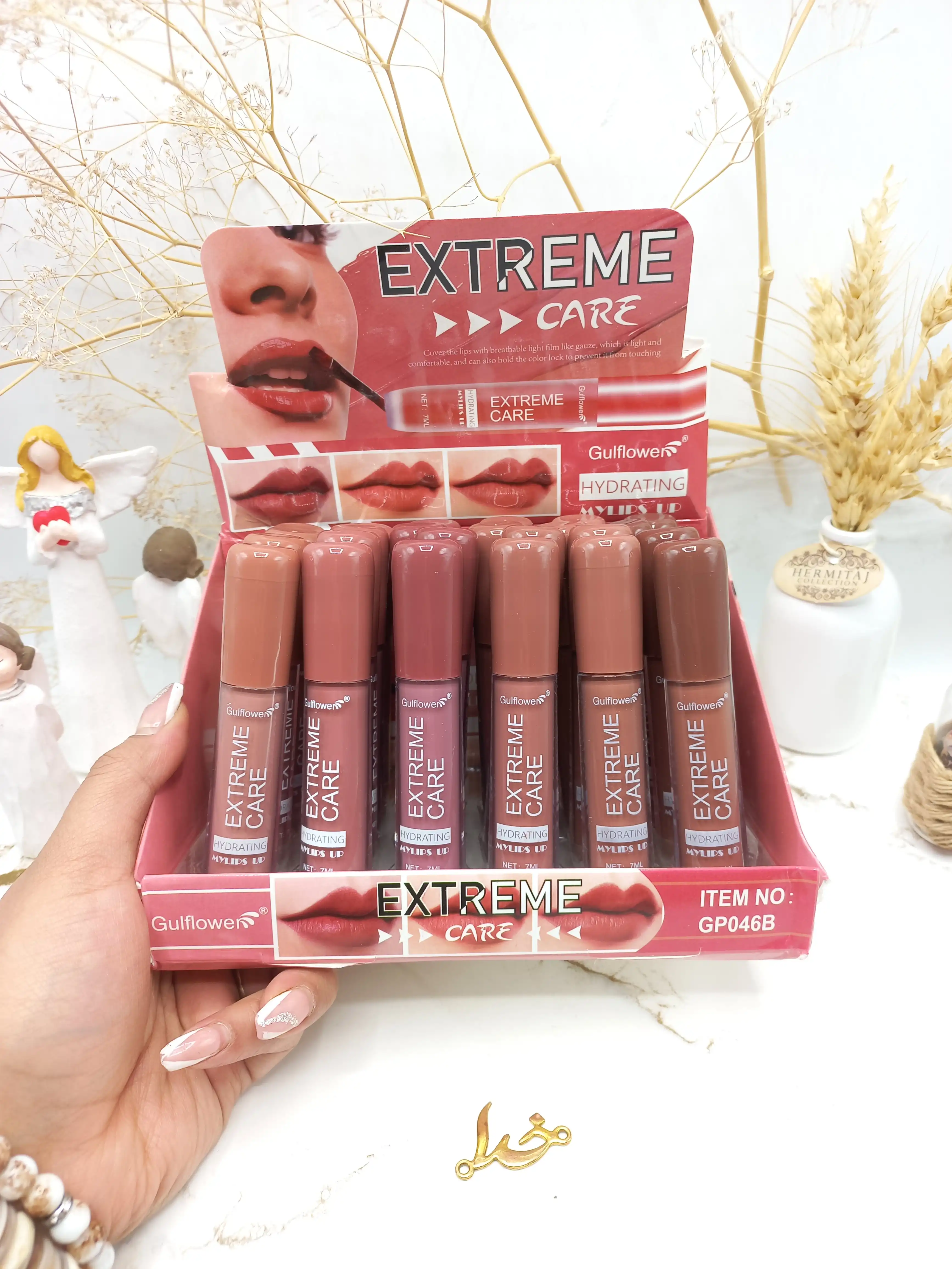 پک 6 تایی رژ لب مایع مخملی ضد آب EXTREME کد GP046