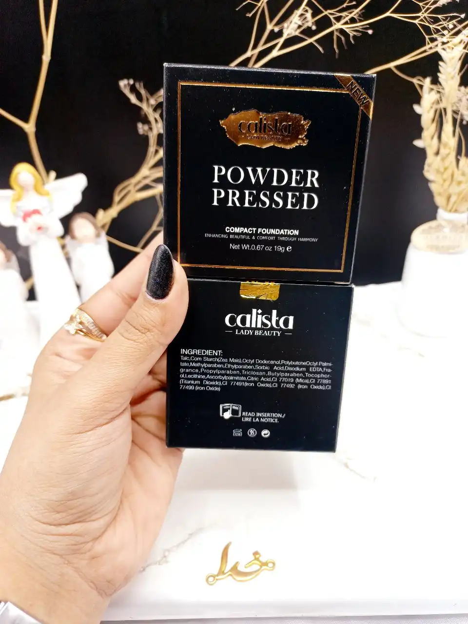 پنکک مخملی برند کالیستا Calista کد PD1108C