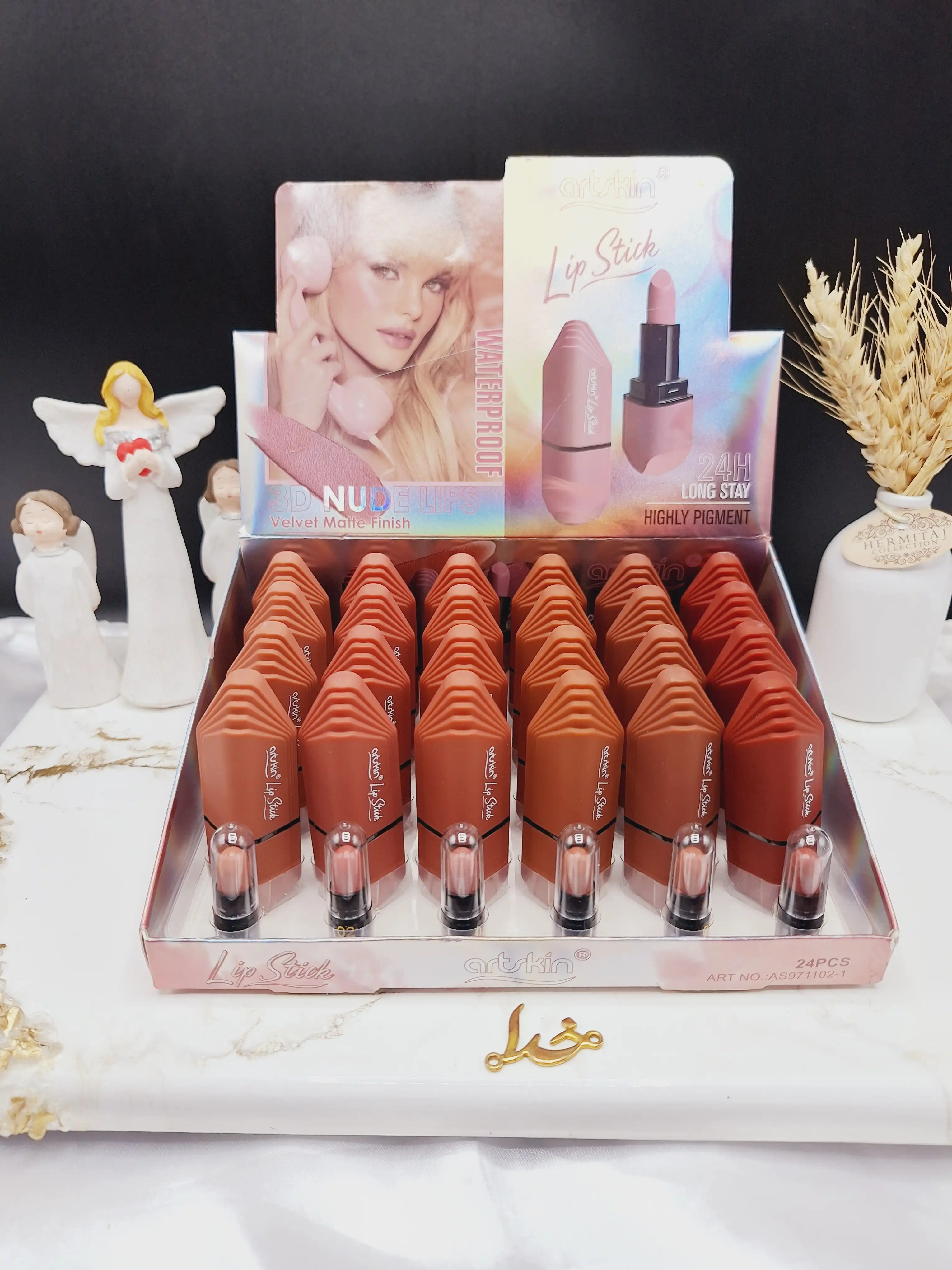 پک رژ جامد ضد آب 6 تایی آرت اسکین artskin کد AS971102_1