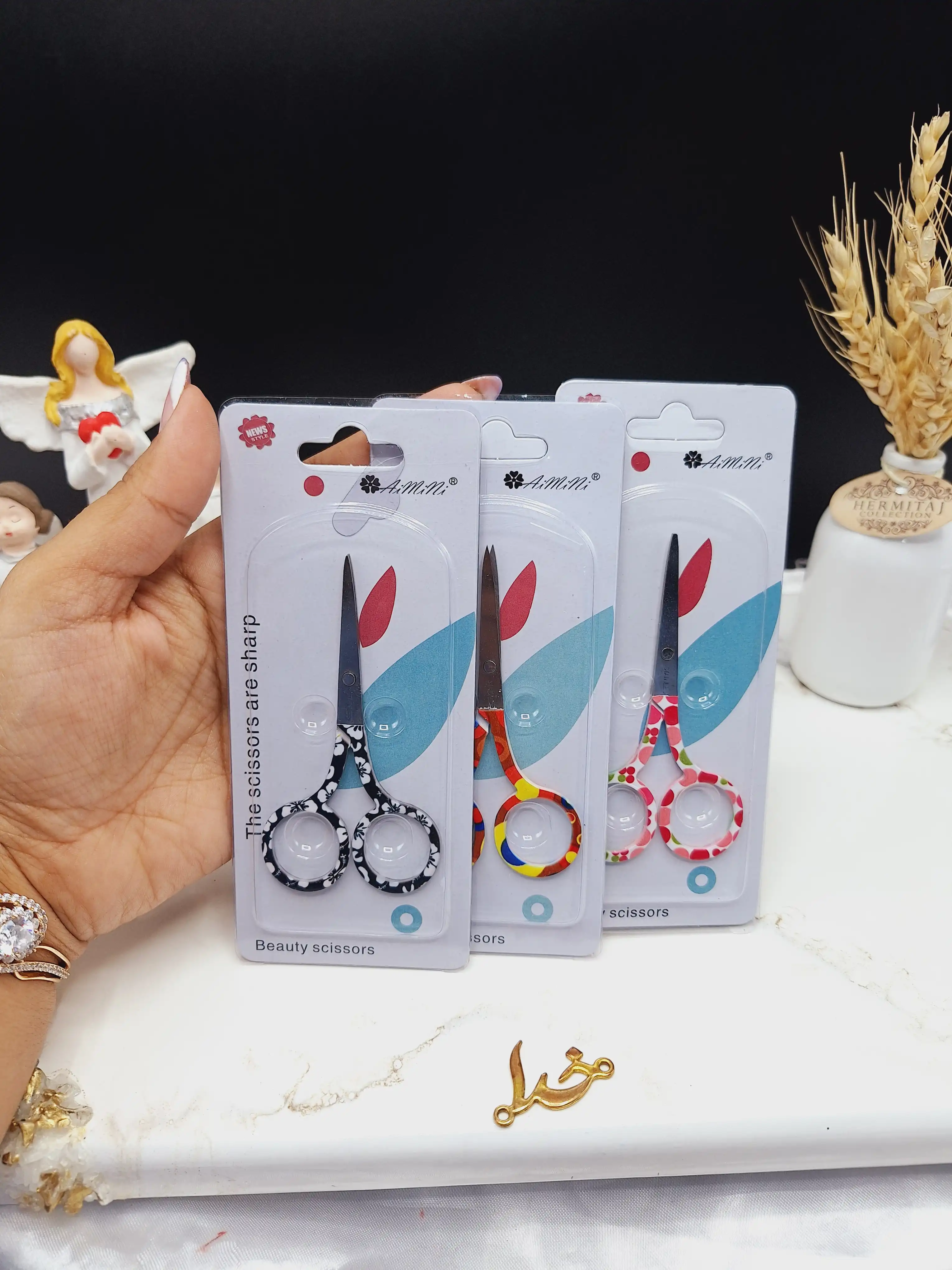 قیچی آرایشی فانتزی Beauty scissors کد 0895