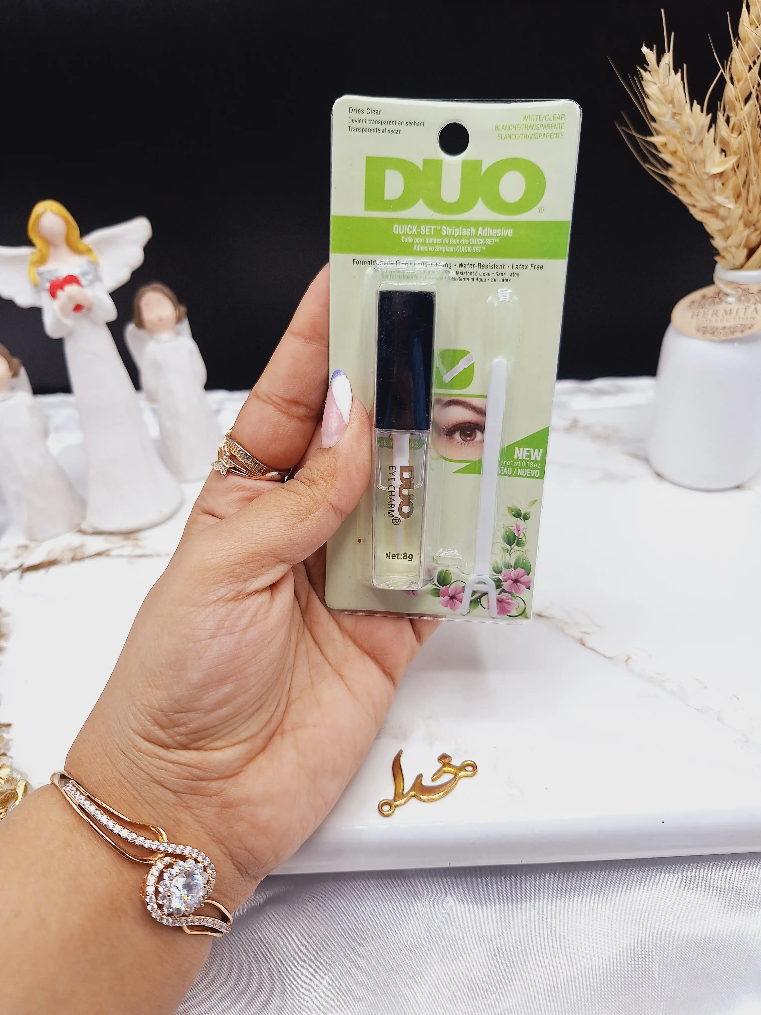 چسب مژه بی رنگ قلمی کارتن سبز برند DUO کد LH-22996