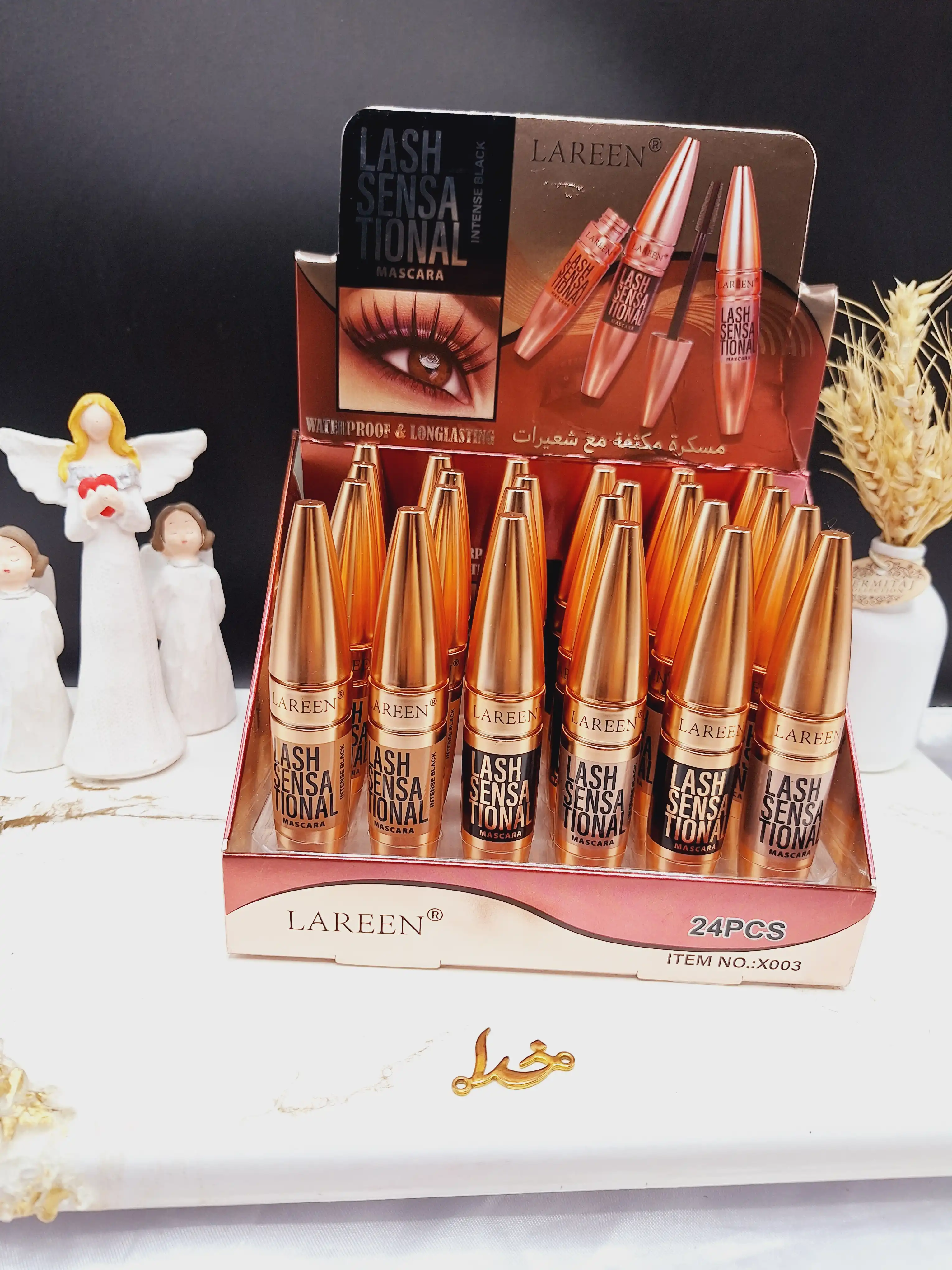 ریمل حجم دهنده و فر کننده مژه کیفیت عالی LAREEN کد X003