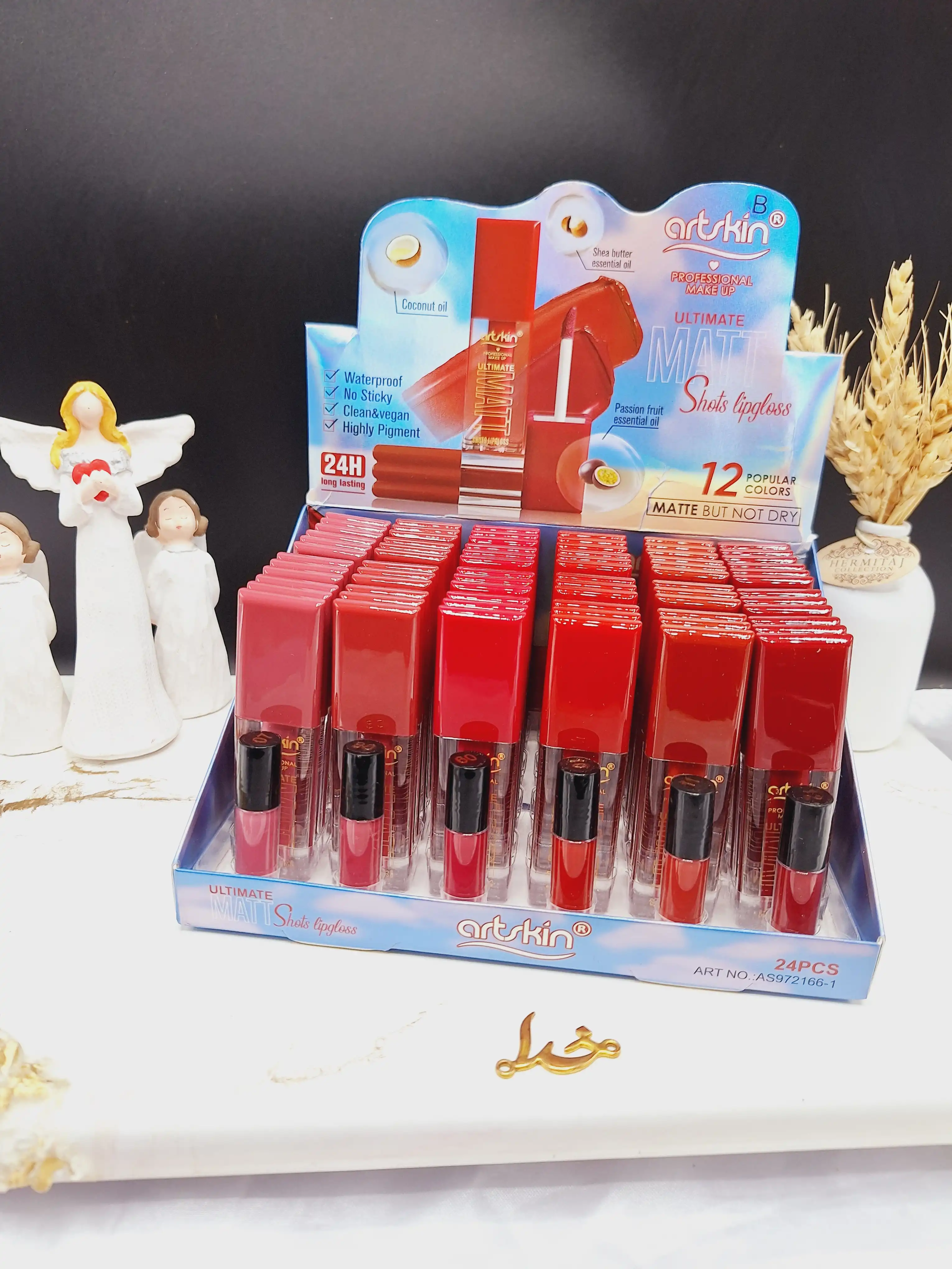 پک 6 عددی رژ مایع مات و 24ساعته آرت اسکین artskin  کد SA972166-1