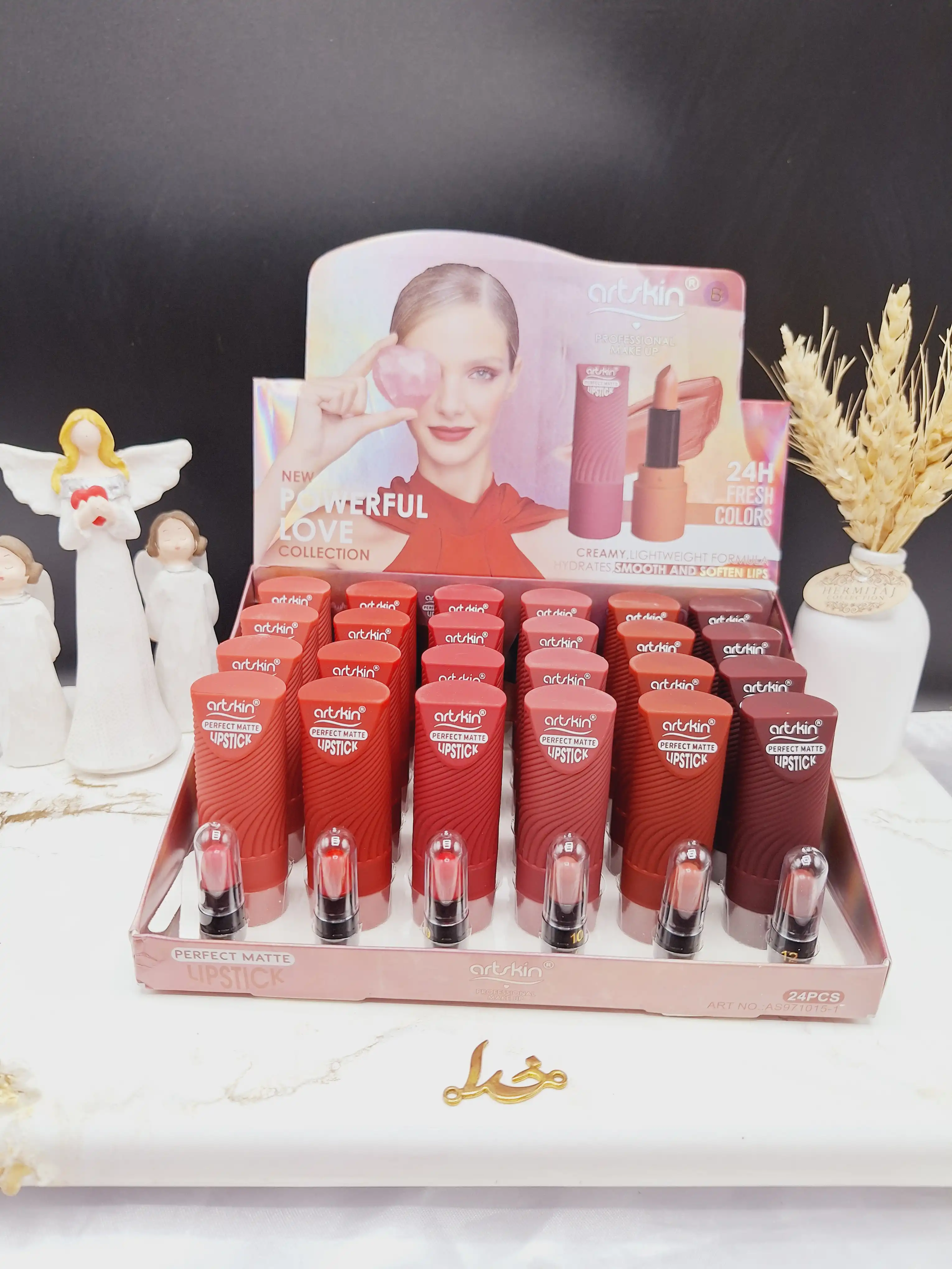 پک 6 عددی رژ جامد 24 ساعته آرت اسکین artskin  کد SA971015-1