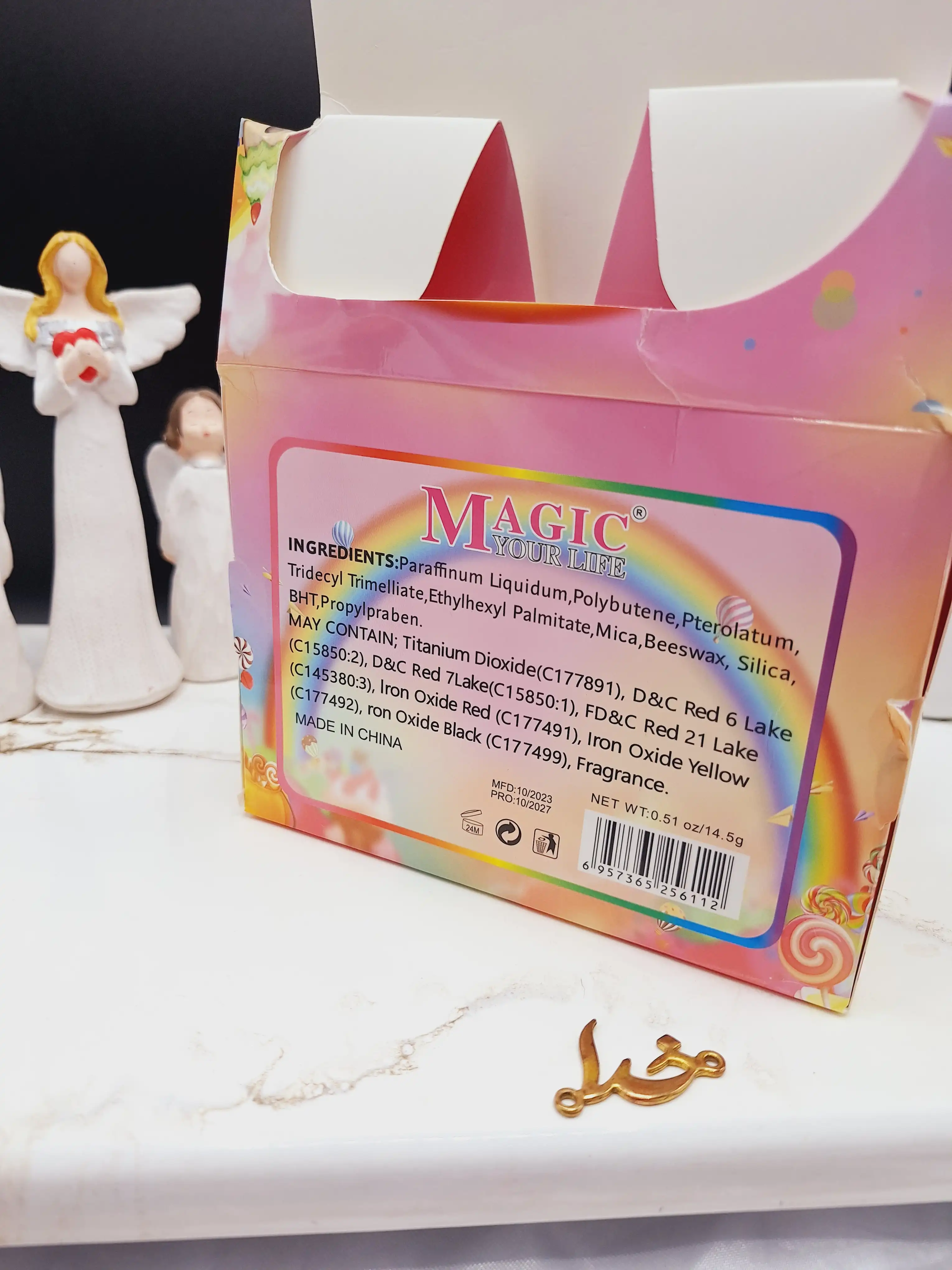 لیپ گلاس رنگین کمان برند مجیک MAGIC کد LC-611