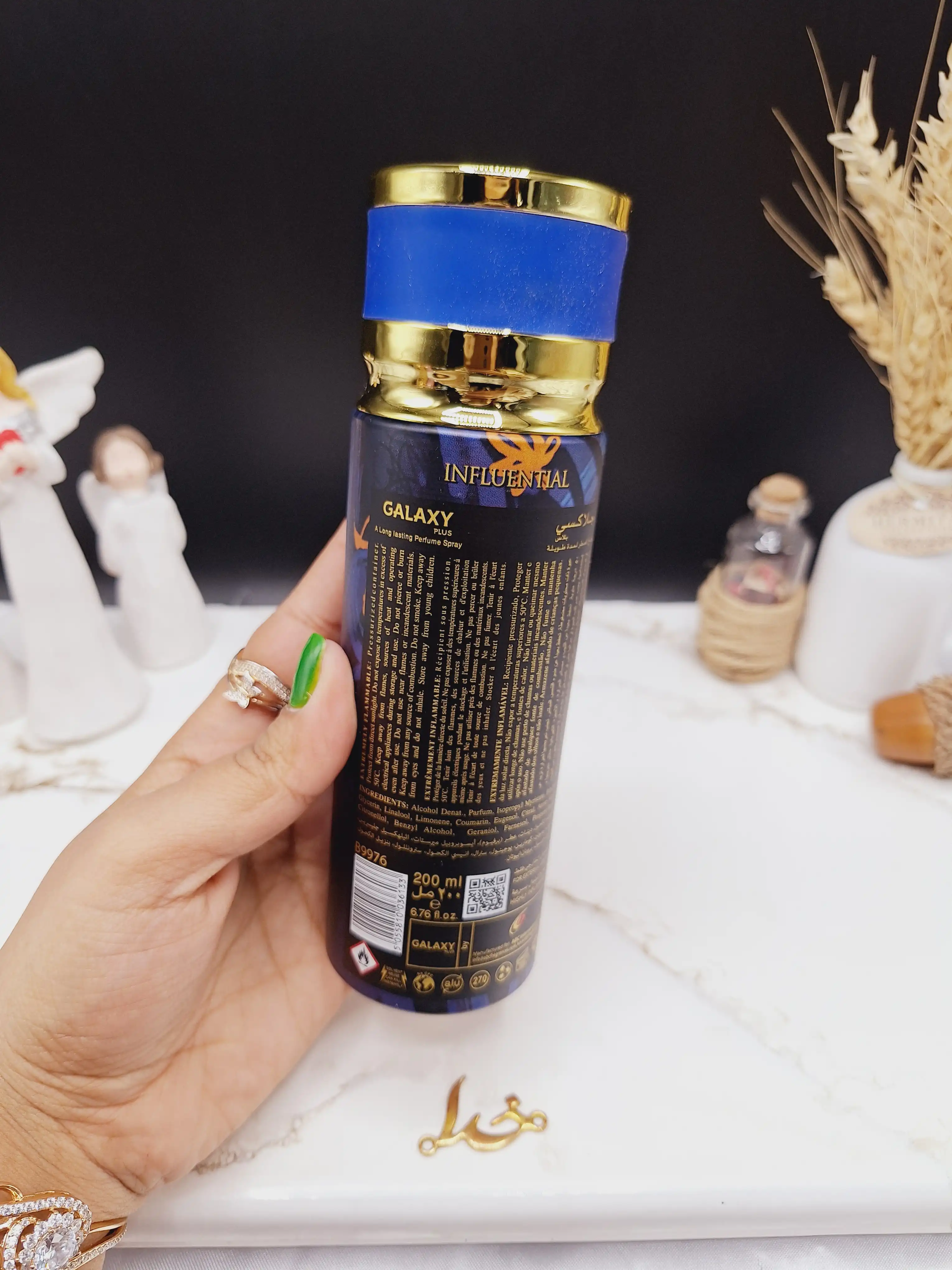 اسپری خوشبو کننده مردانه INFLUENTIAL برند گلکسی GALAXY کد B9976