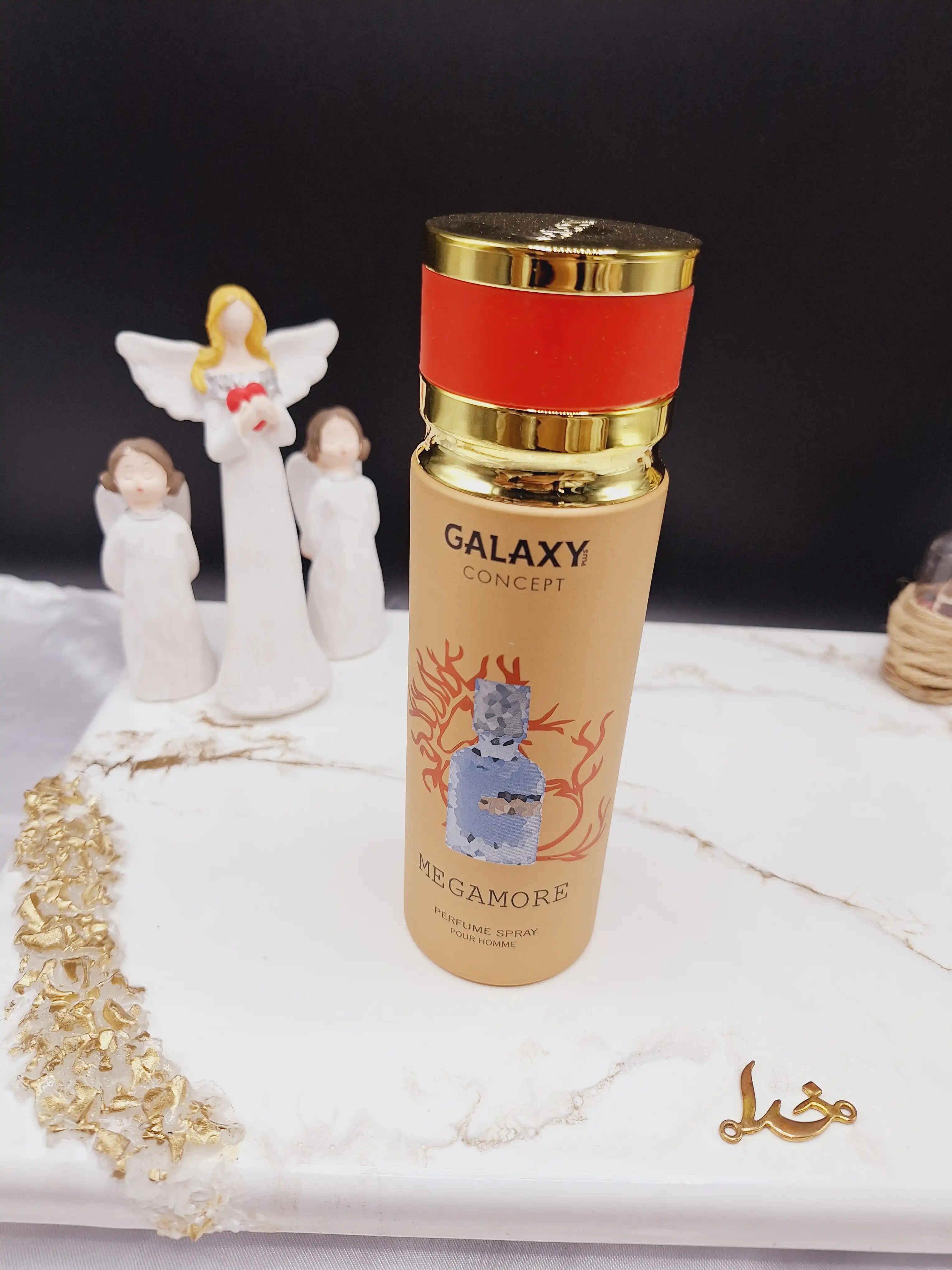 اسپری خوشبو کننده مردانه MEGAMORE برند گلکسی GALAXY کد B9995