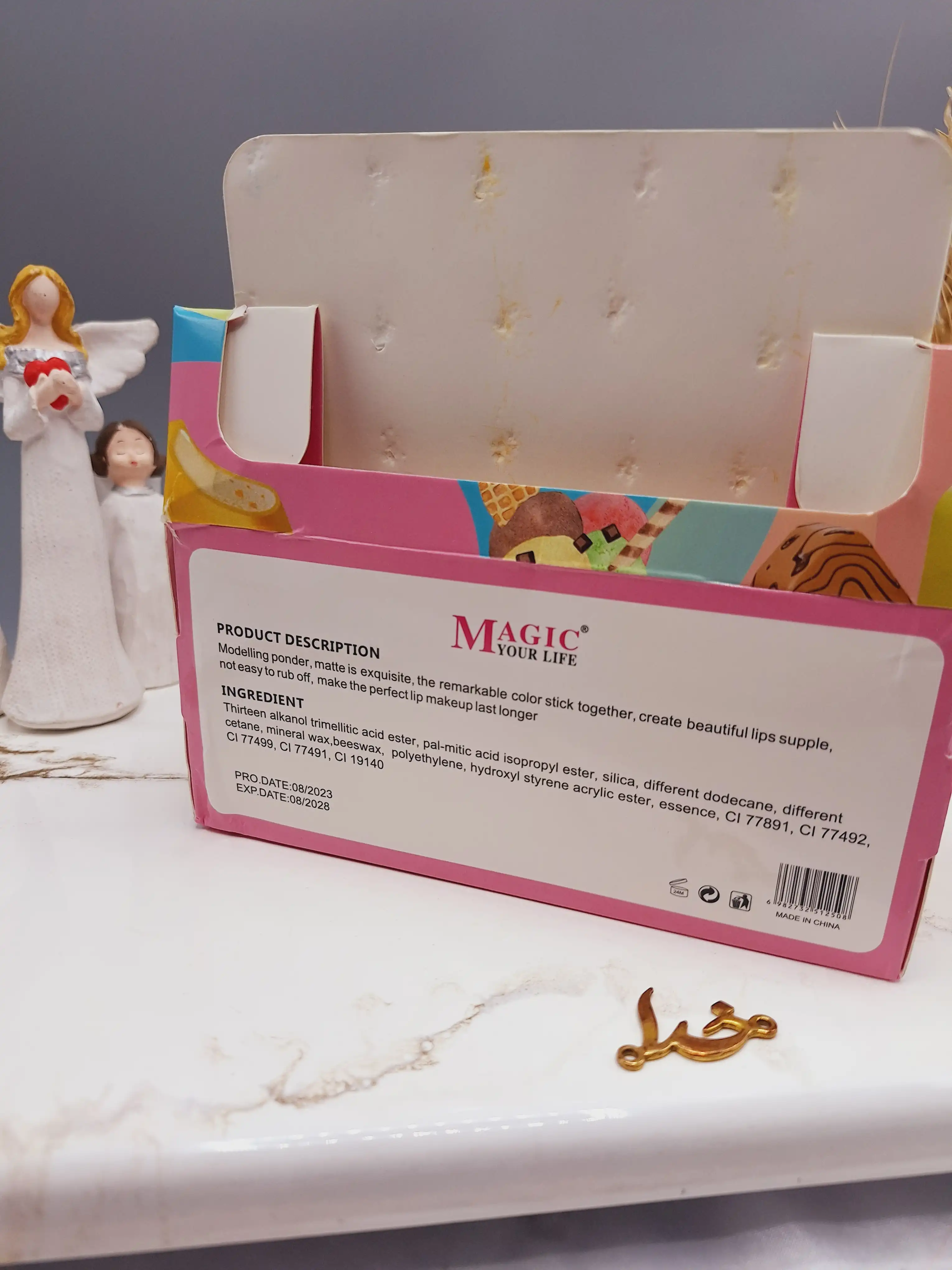 لیپ گلاس طرح بستنی قیفی مجیک MAGIC کد LC 1250
