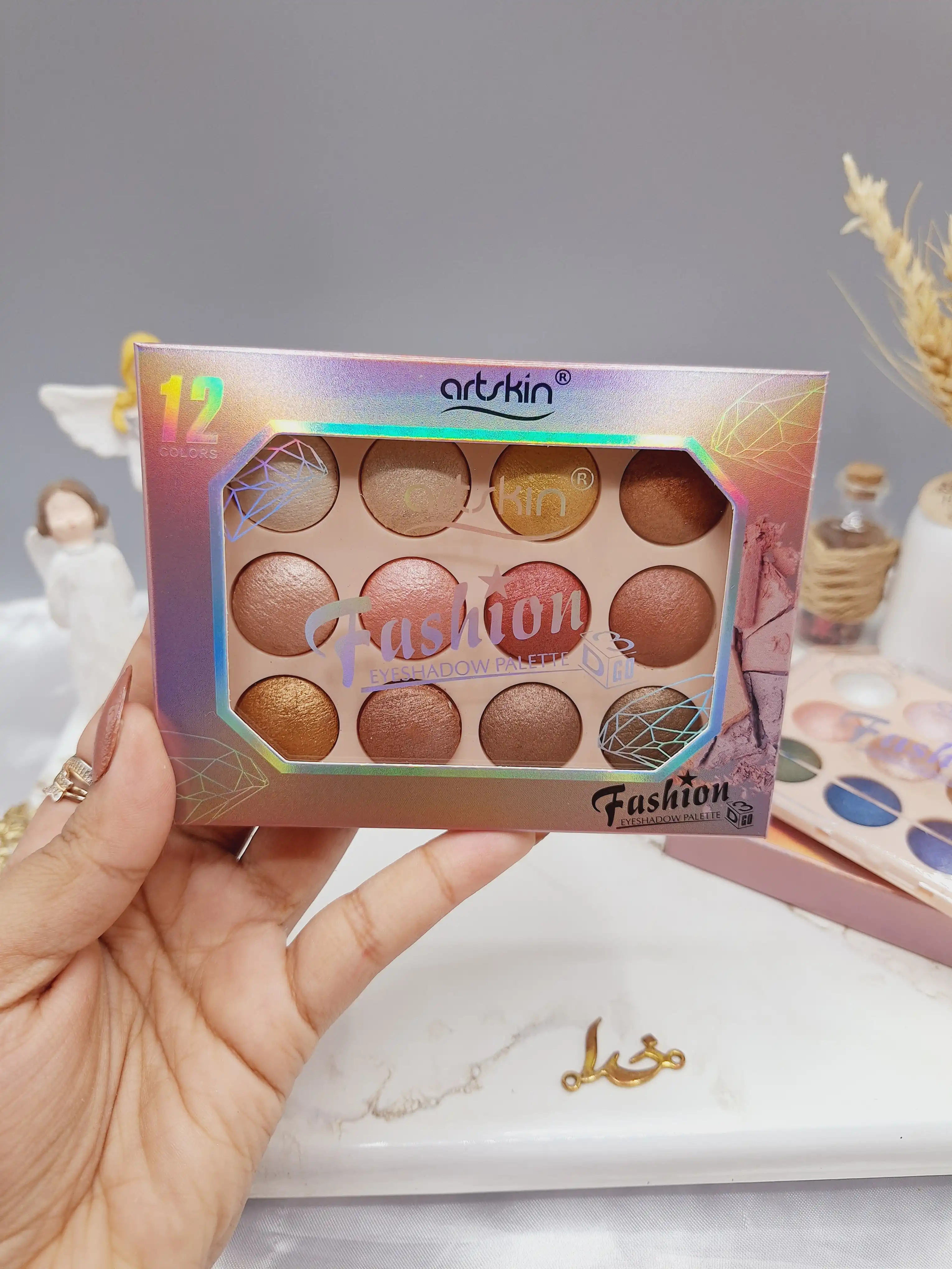 پالت سایه چشم 12 رنگ برند آرت اسکین artskin کد AS 976087