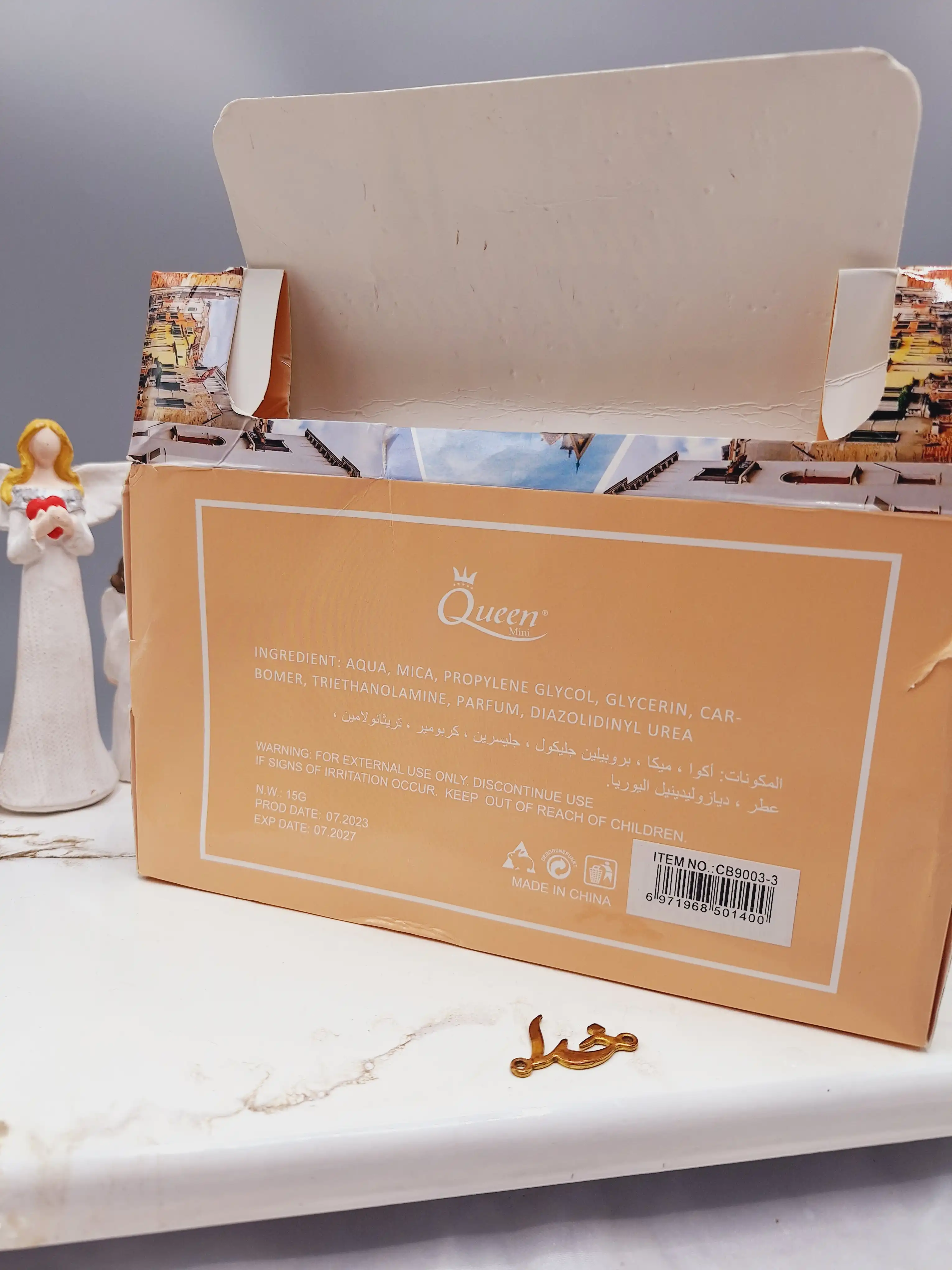 خط چشم رنگی مدل پروانه برند مینی کوئین Mini Queen کد CB9003_3