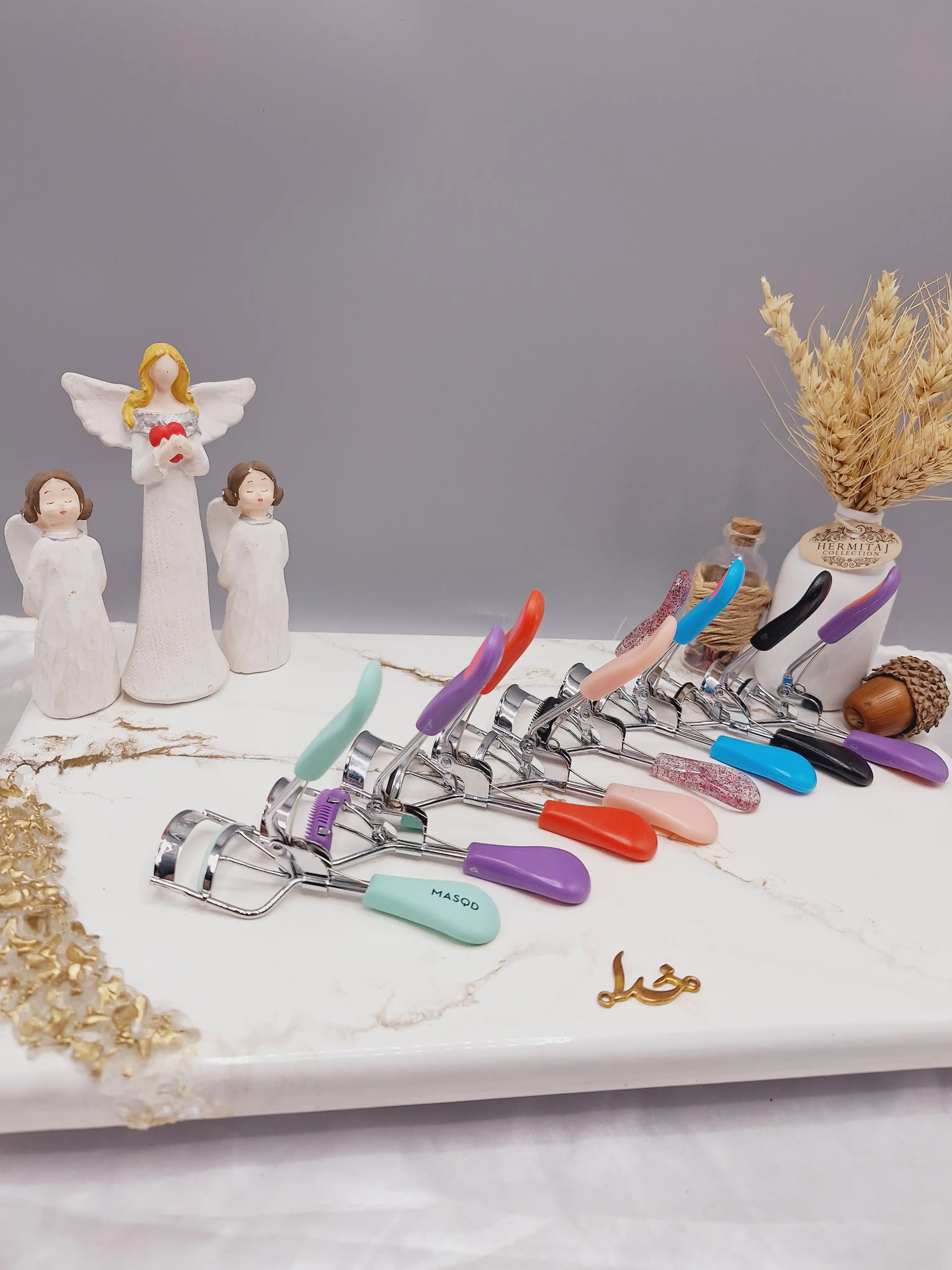 فرمژه فانتزی دسته رنگی برند USHAS کد CT227