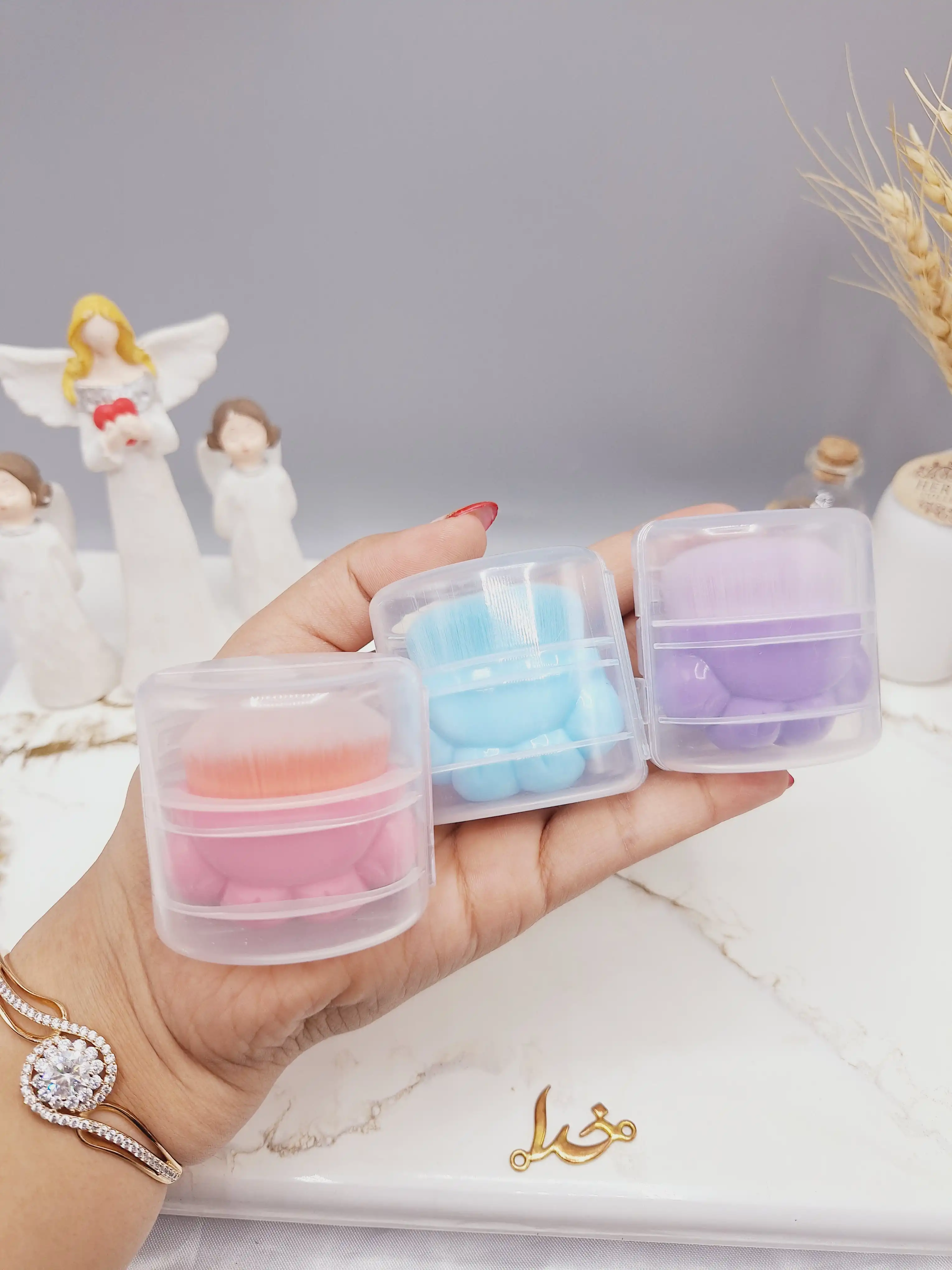 براش باکس دار طرح پنجه گربه