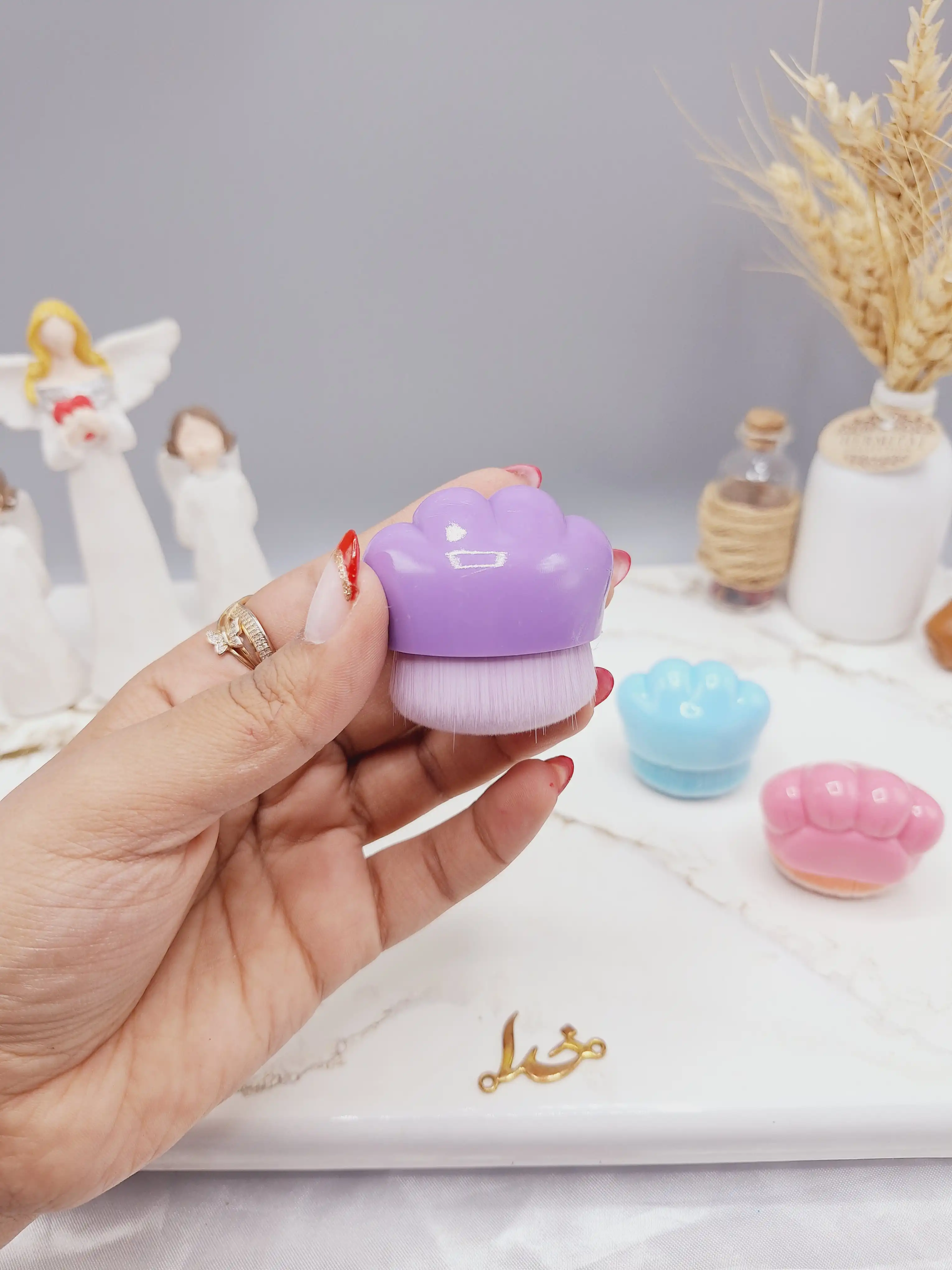 براش باکس دار طرح پنجه گربه