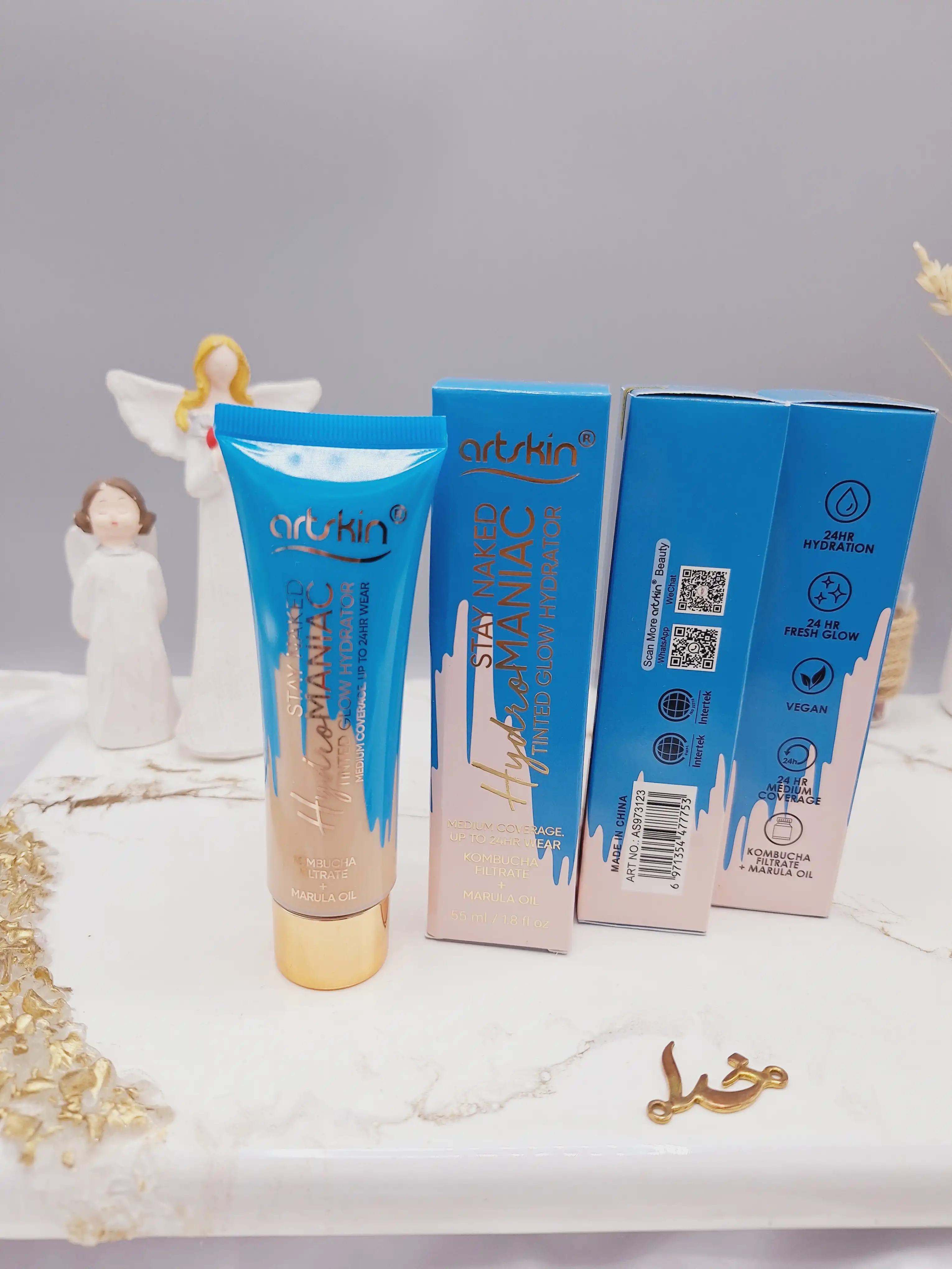 کرم پودر تیوپی آرت اسکین artskin کد AS973123