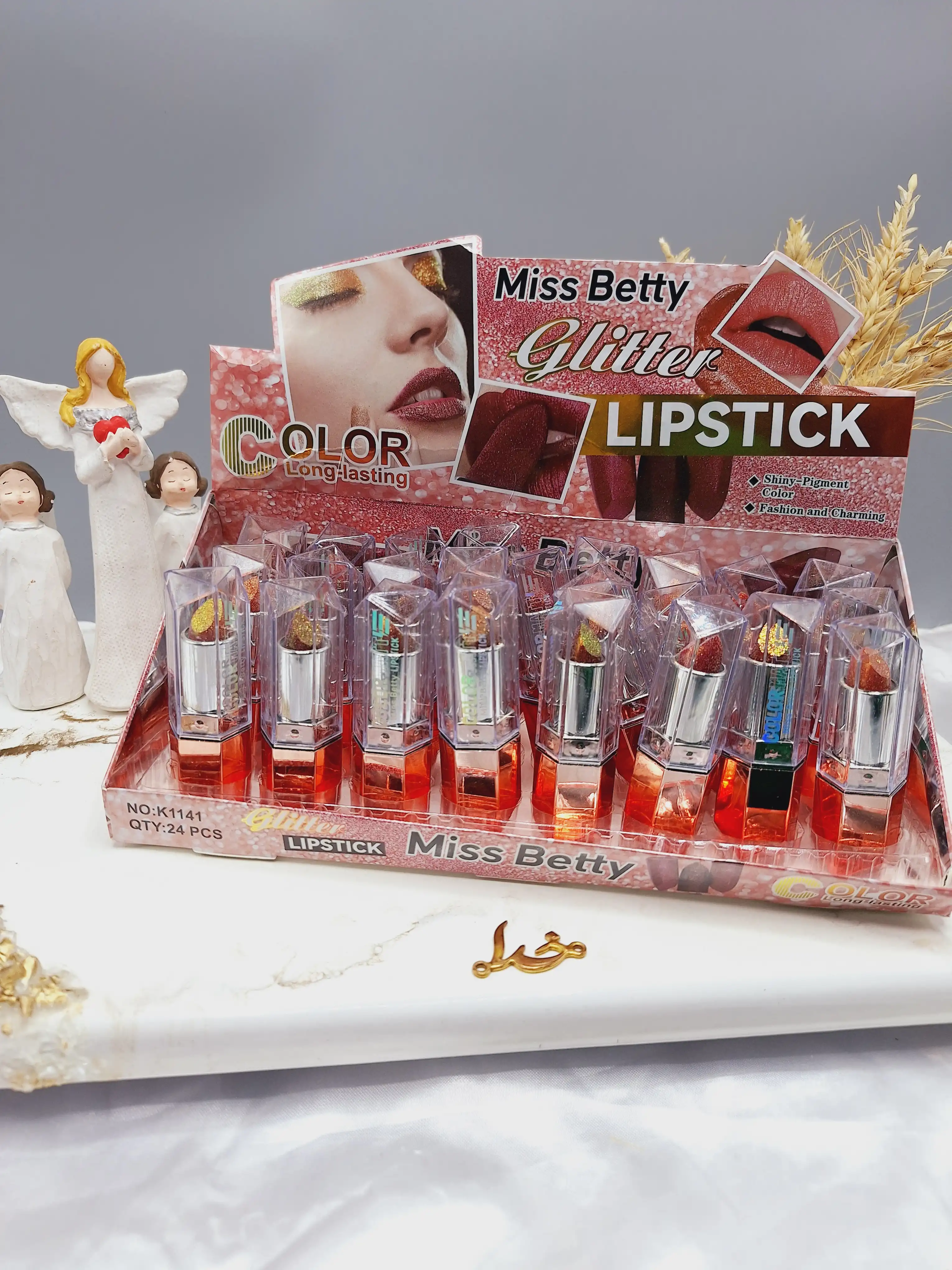 پک رژ لب جامد 8 عددی برند میس بتی Miss Betty کد K1141