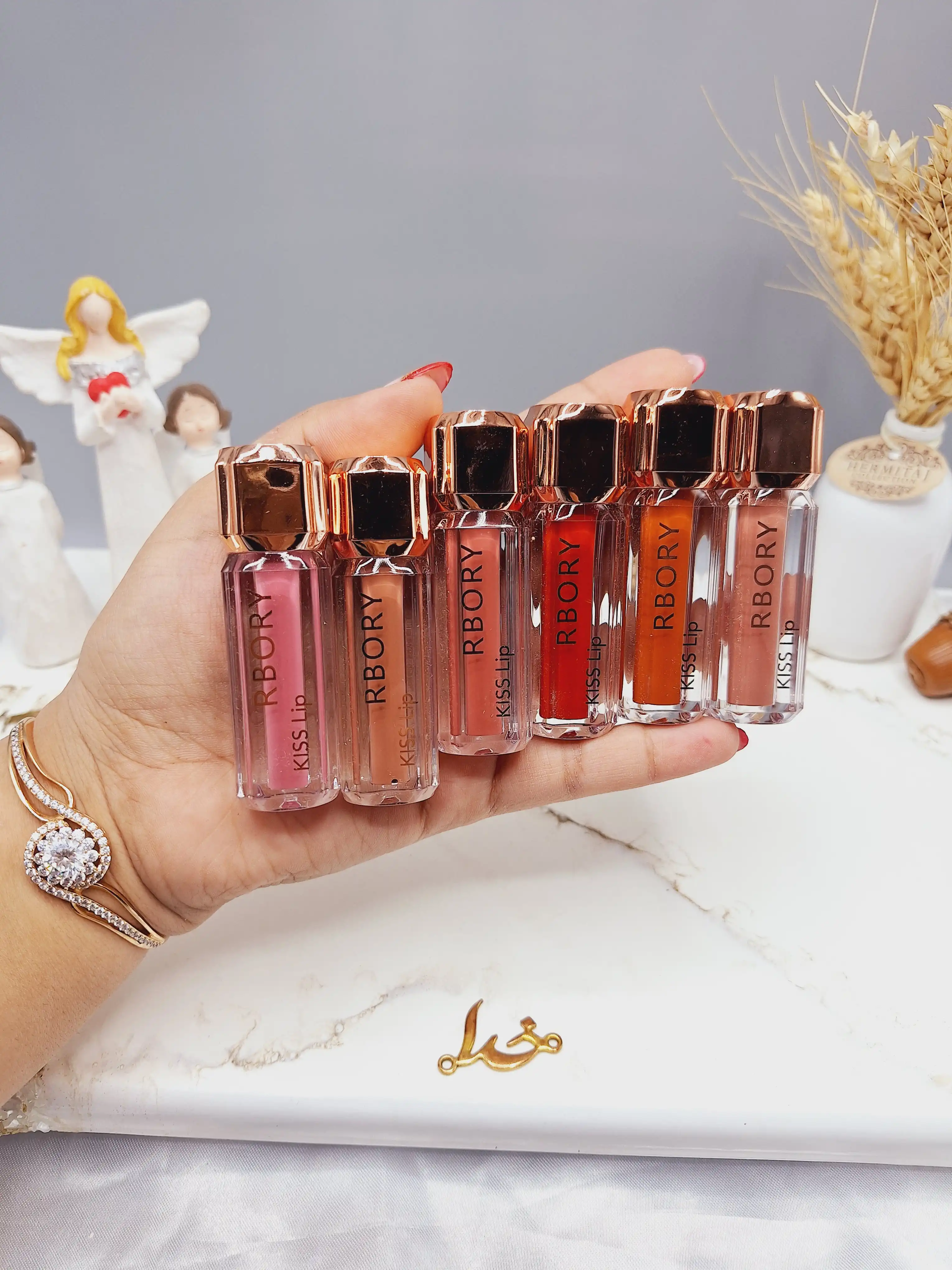 پک رژ مایع 6 عددی لاکچری پک 1 برند معروف RBORY کد R09012 (اصلی)