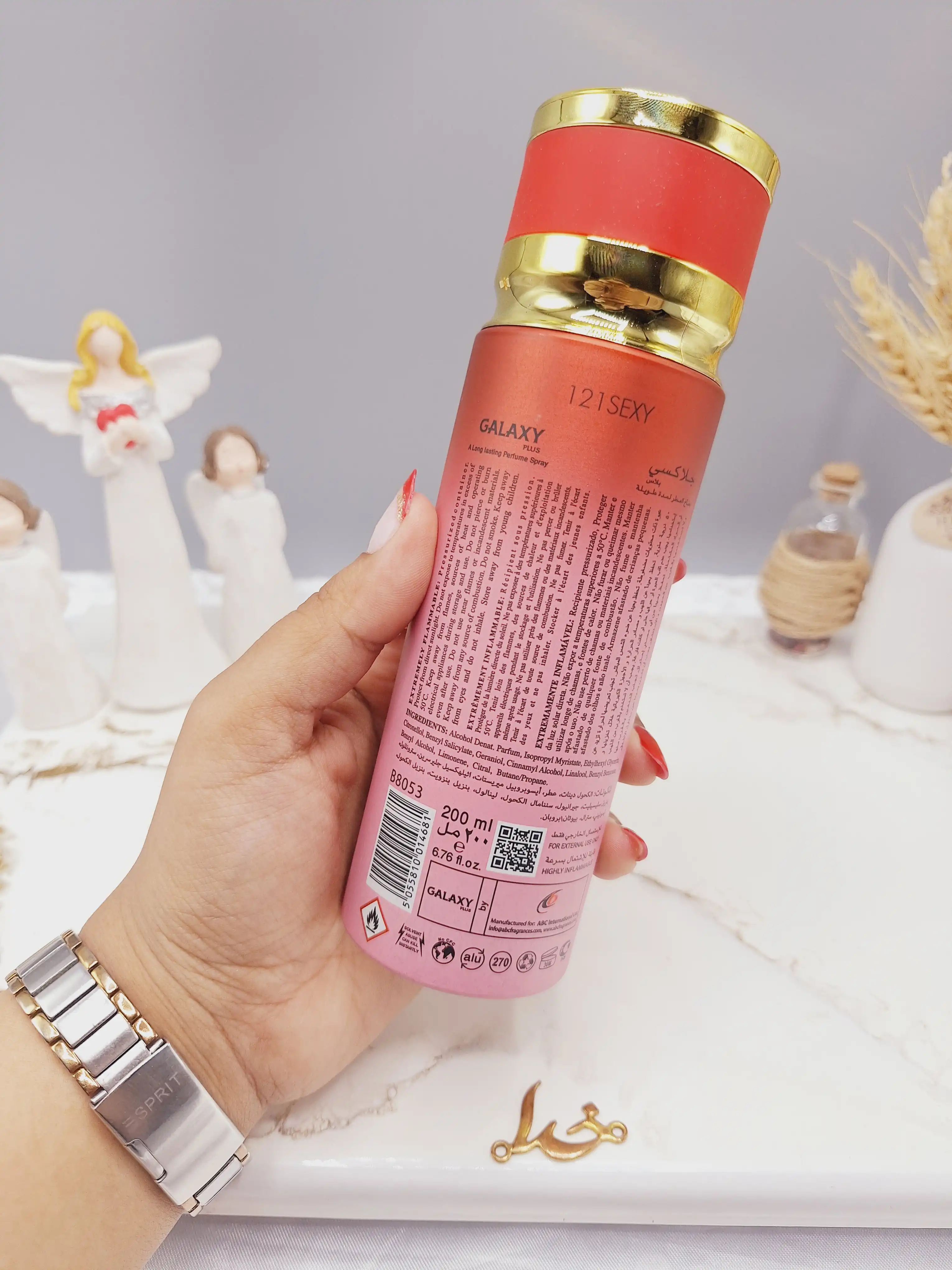 اسپری خوشبو کننده زنانه گلکسی galaxy مدل 121SEXY کد 8053