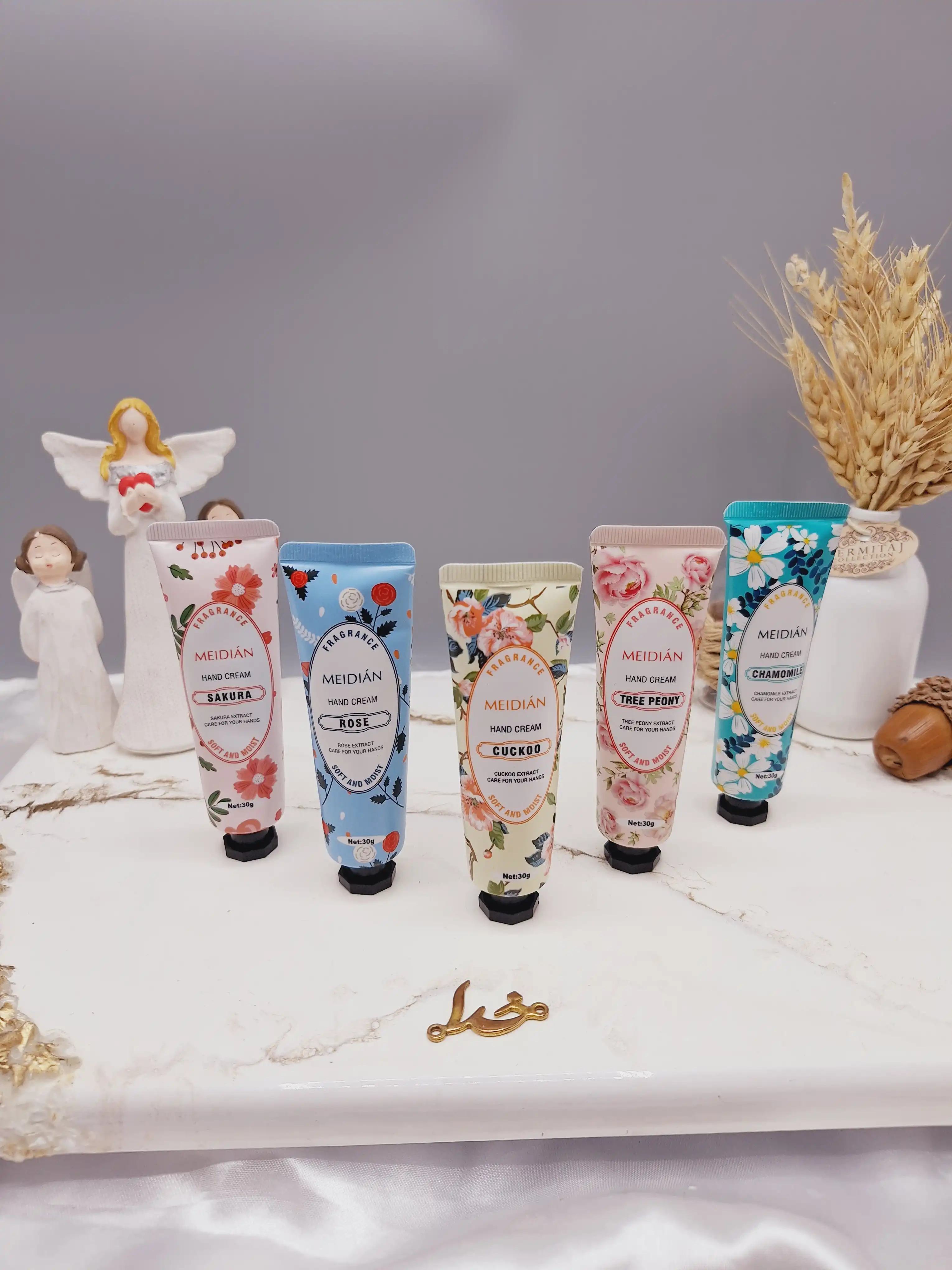 پک کرم دست حاوی اسانس های گل Meidian مدل Flower Fragrance کد 8595