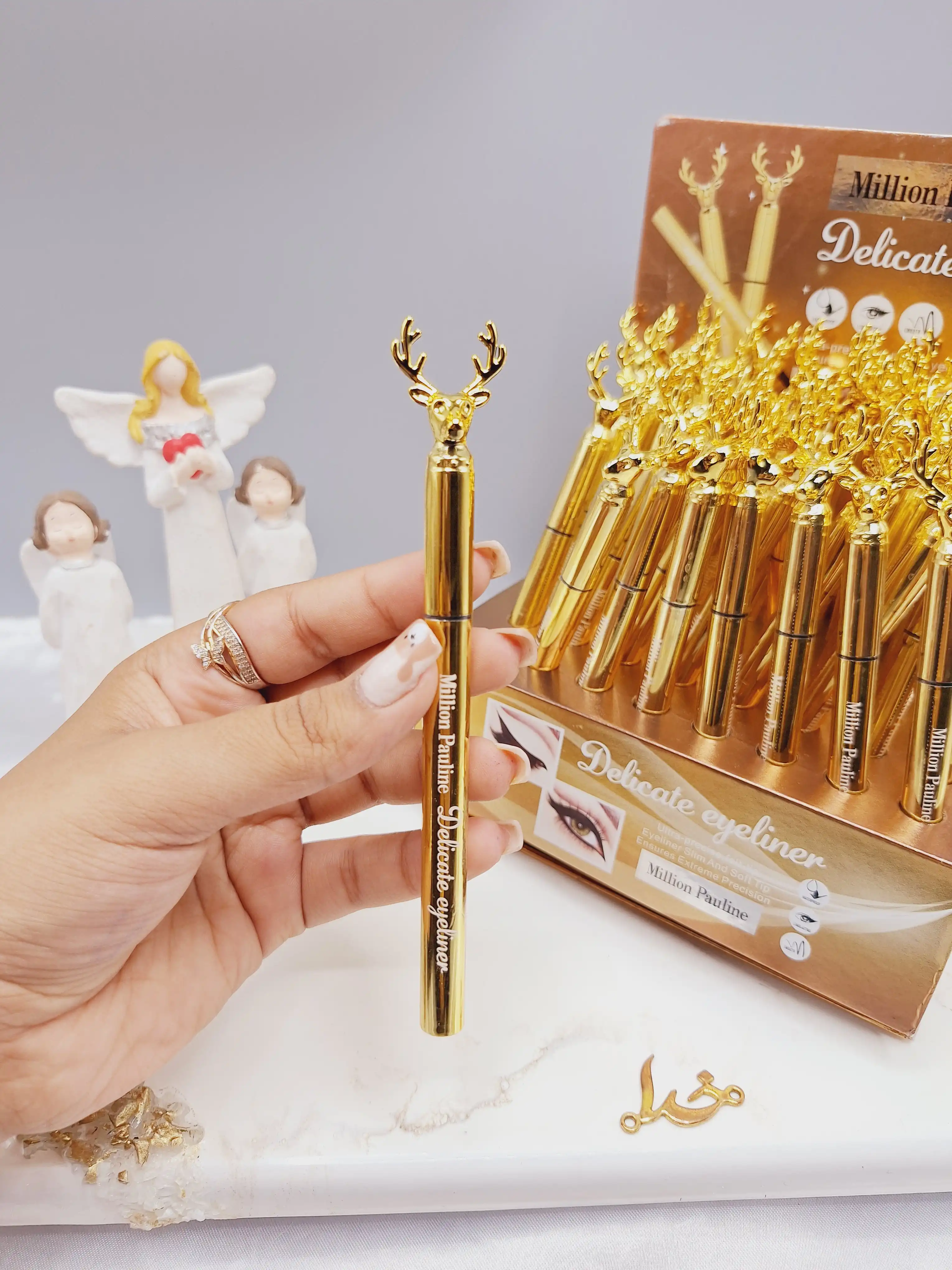 خط چشم ماژیکی ضدآب طرح گوزن برند Million Pauline کد m22-60