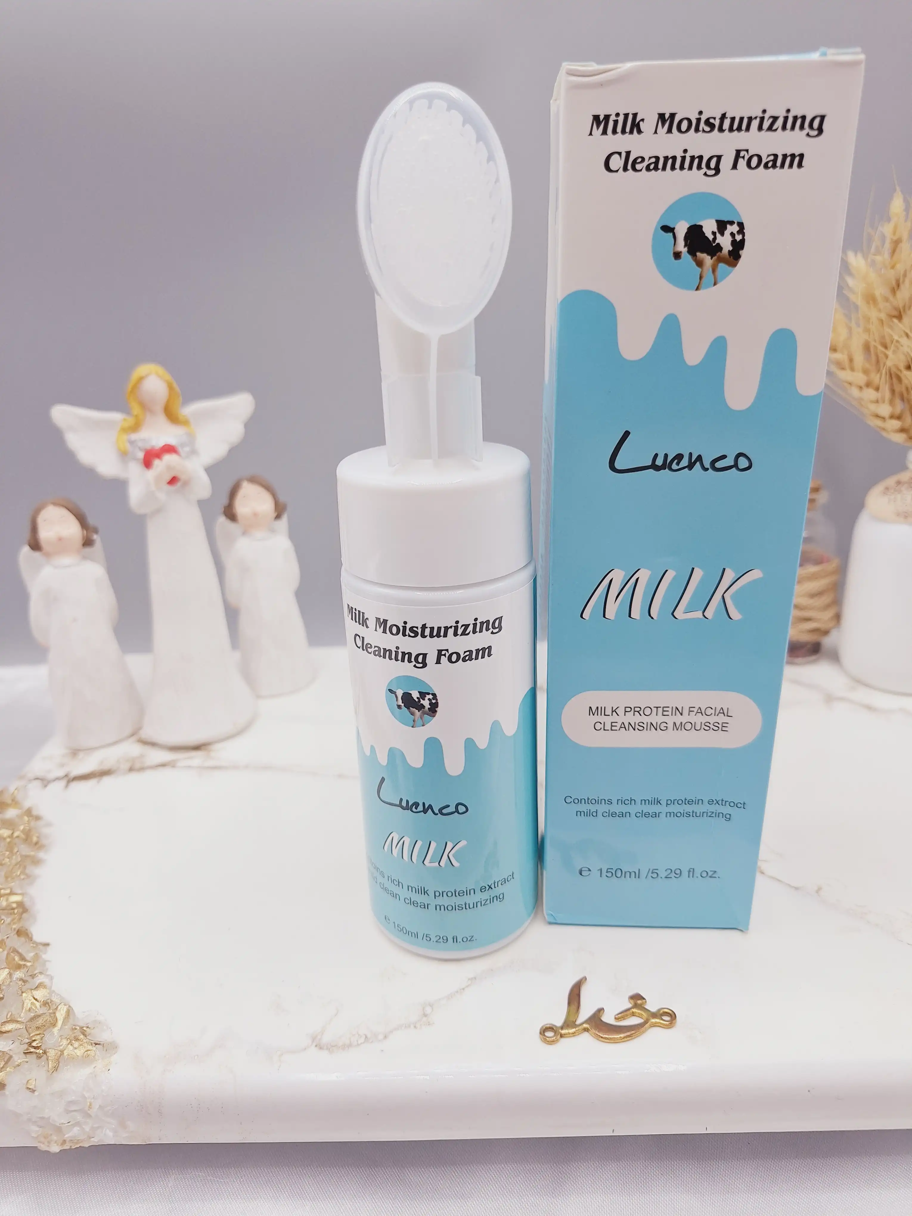 فوم تمیز کننده و مرطوب کننده شیرگاو برند Luenco کد 23075