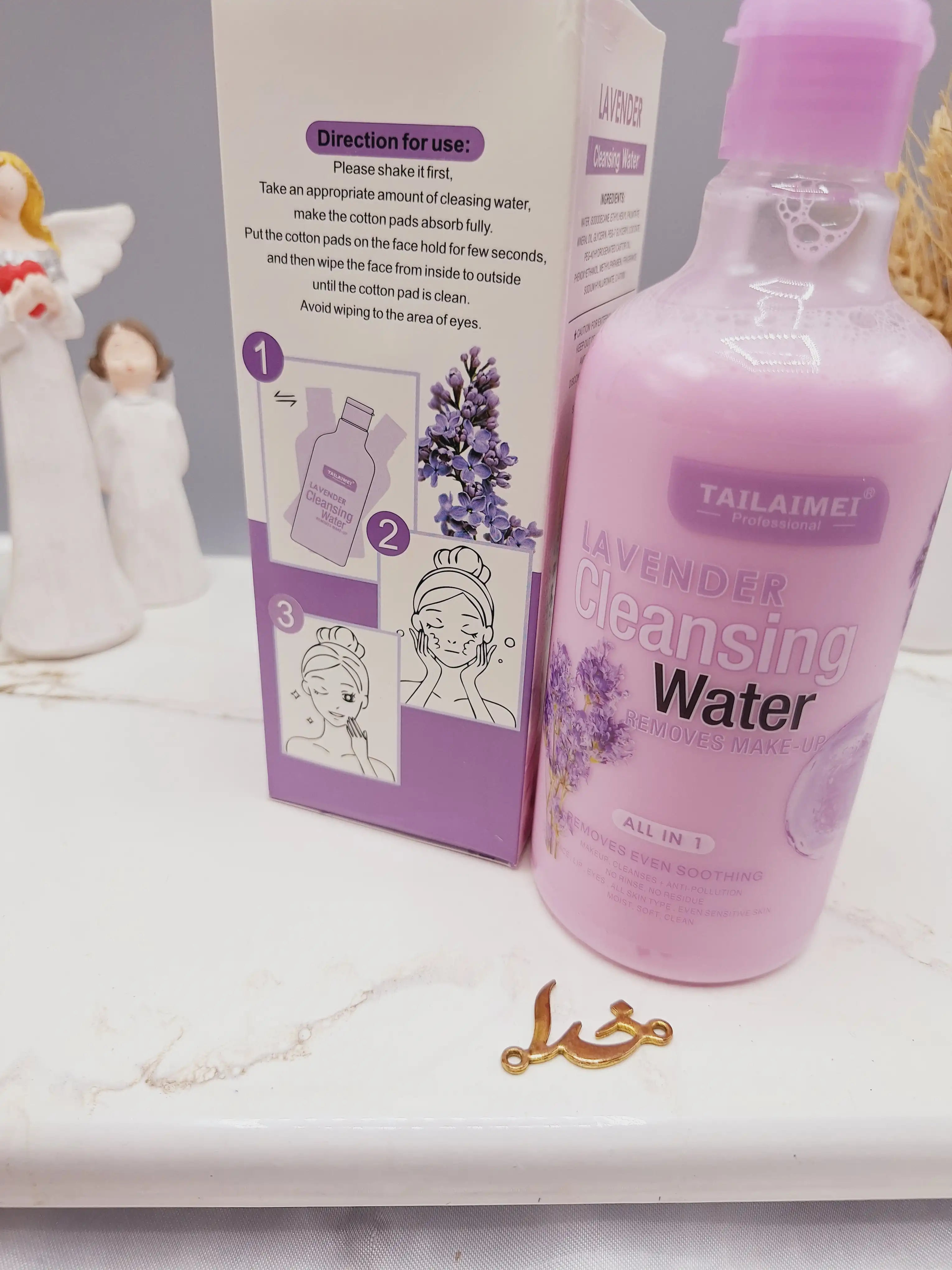 میسلار واتر دوفاز رایحه اسطوخودوس حجم 350ml  اورجینال برند تایلامی کد R015