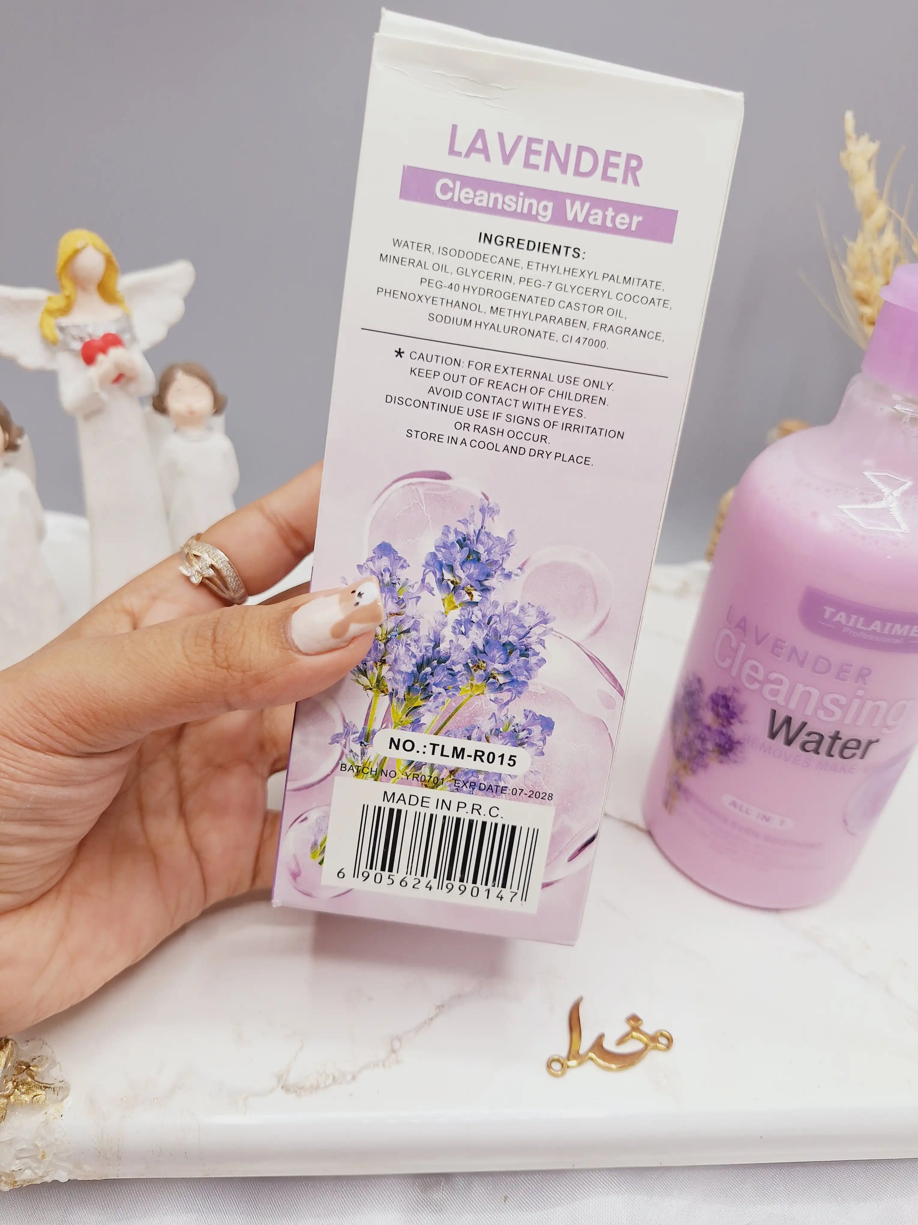 میسلار واتر دوفاز رایحه اسطوخودوس حجم 350ml  اورجینال برند تایلامی کد R015